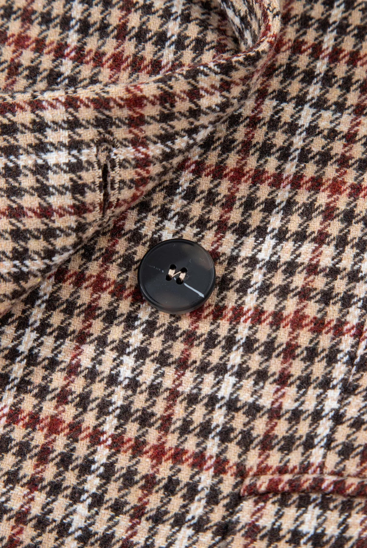 Houndstooth Lapel Collar Blazer-Blazers-Krush Kandy, Women's Online Fashion Boutique Located in Phoenix, Arizona (Scottsdale Area)