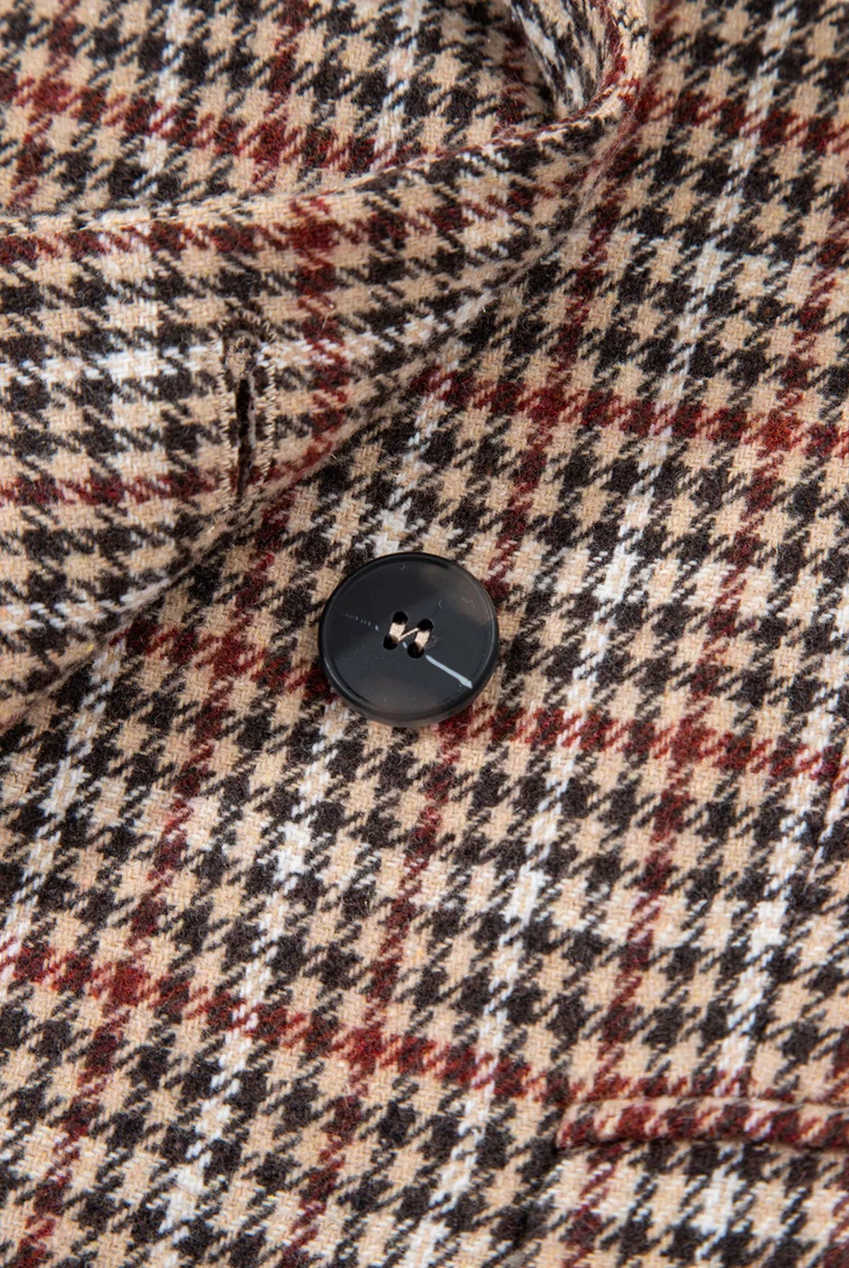 Houndstooth Lapel Collar Blazer-Blazers-Krush Kandy, Women's Online Fashion Boutique Located in Phoenix, Arizona (Scottsdale Area)