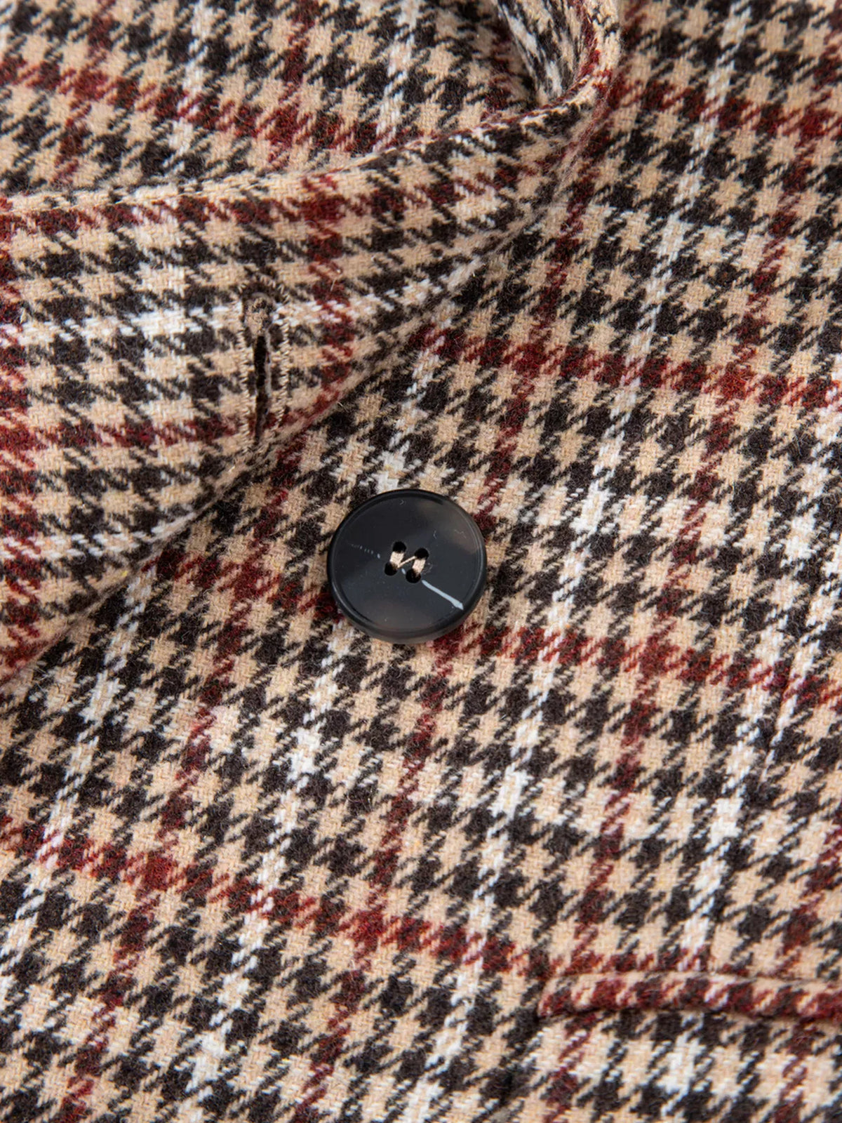 Houndstooth Lapel Collar Blazer-Blazers-Krush Kandy, Women's Online Fashion Boutique Located in Phoenix, Arizona (Scottsdale Area)