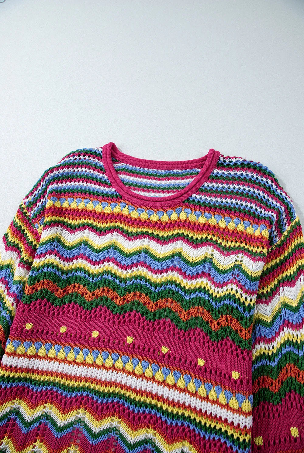 Sunburst Stitches Knit Sweater-Sweaters-Krush Kandy, Women's Online Fashion Boutique Located in Phoenix, Arizona (Scottsdale Area)