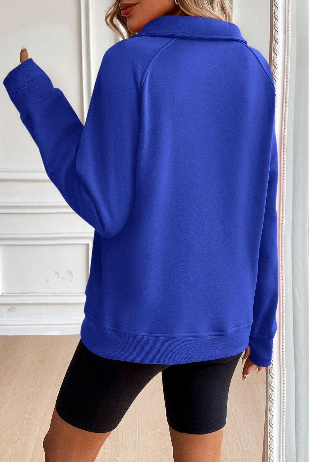 Ivy Lane Half Zip Raglan Sleeve Sweatshirt-Krush Kandy, Women's Online Fashion Boutique Located in Phoenix, Arizona (Scottsdale Area)