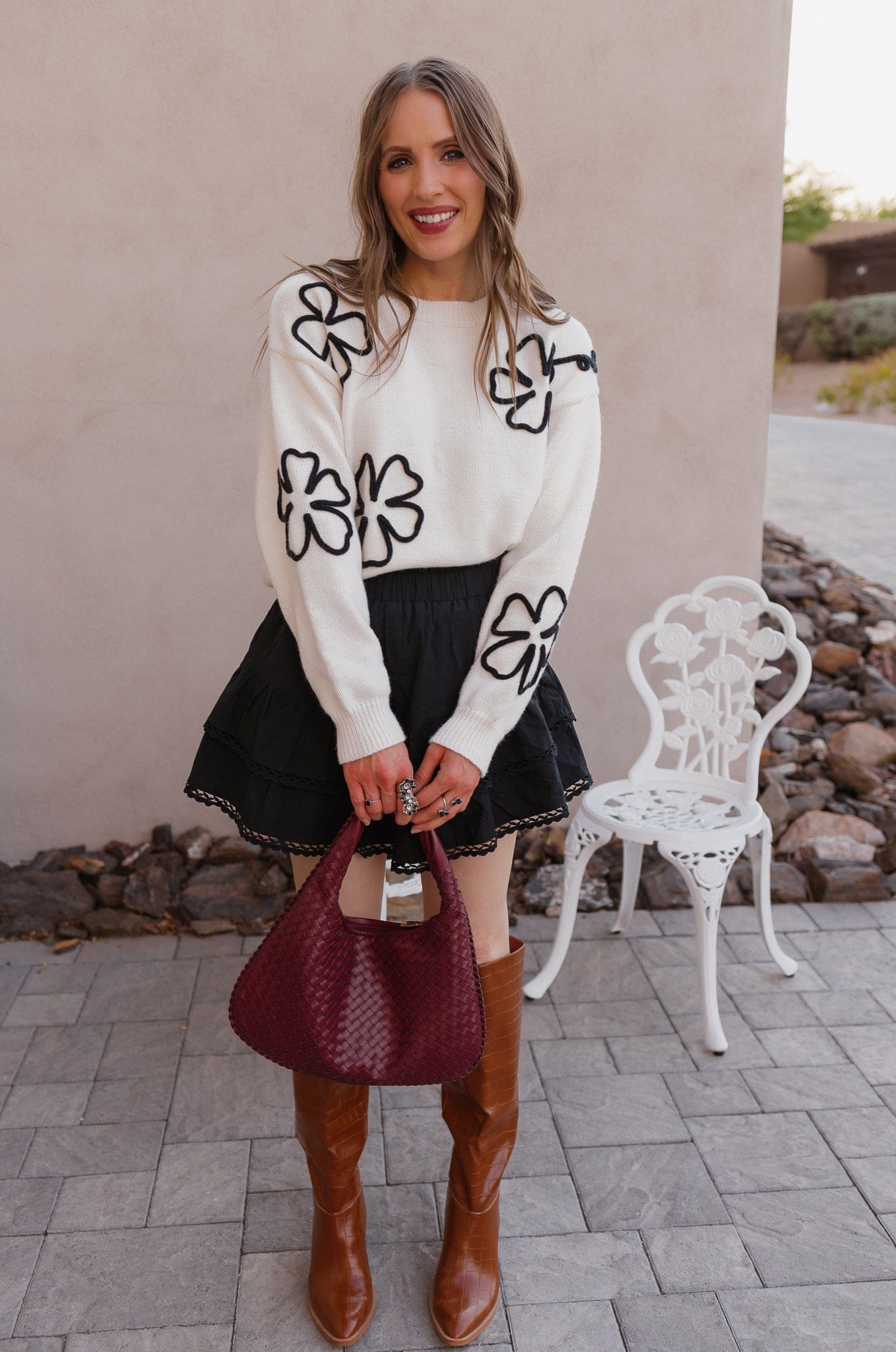 Delicate Viral Ruffle Lace Trim Skirt-Skirts-Krush Kandy, Women's Online Fashion Boutique Located in Phoenix, Arizona (Scottsdale Area)