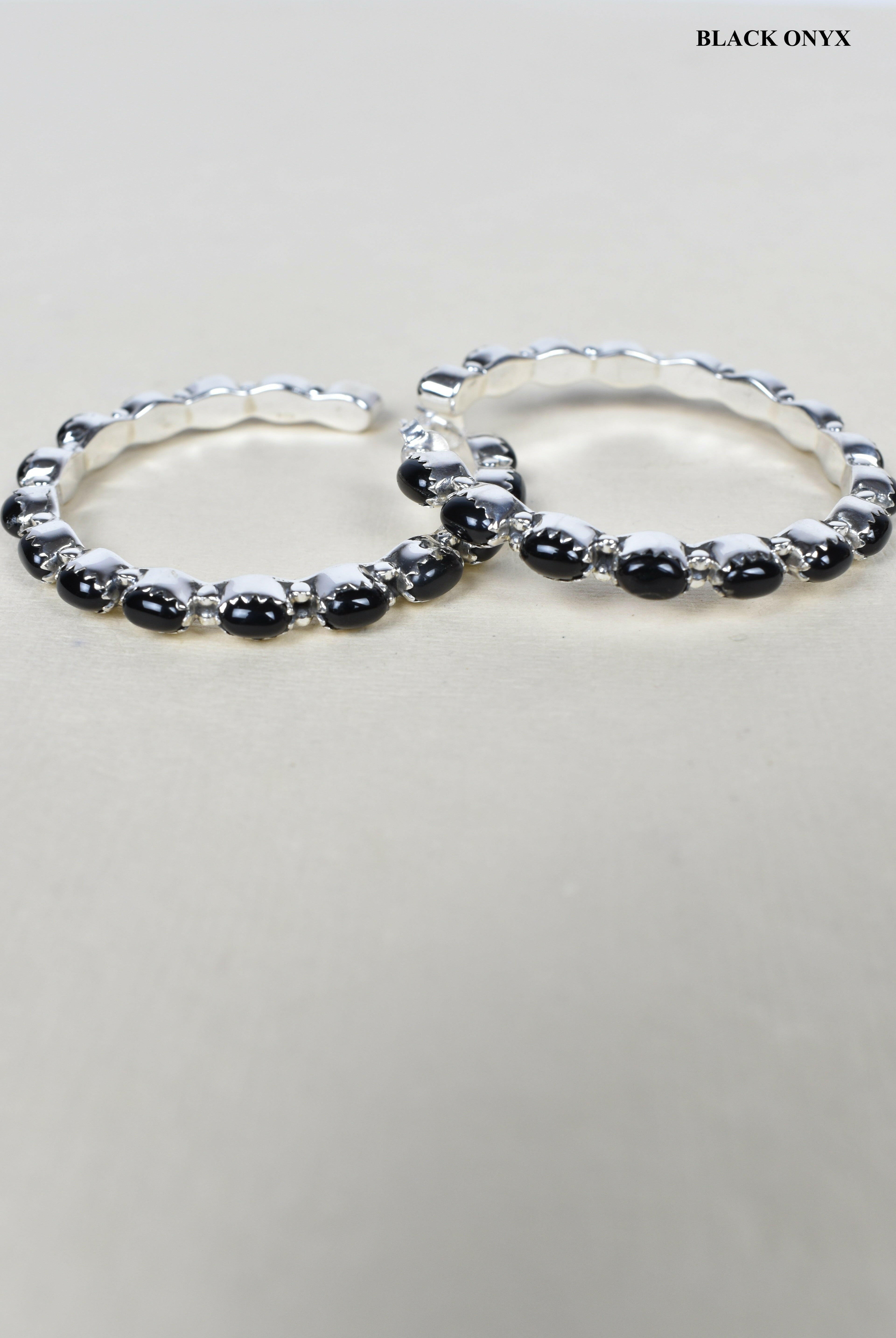 Tiffany Sterling Silver Hoop Earrings | PREORDER NOW OPEN-Hoop Earrings-Krush Kandy, Women's Online Fashion Boutique Located in Phoenix, Arizona (Scottsdale Area)