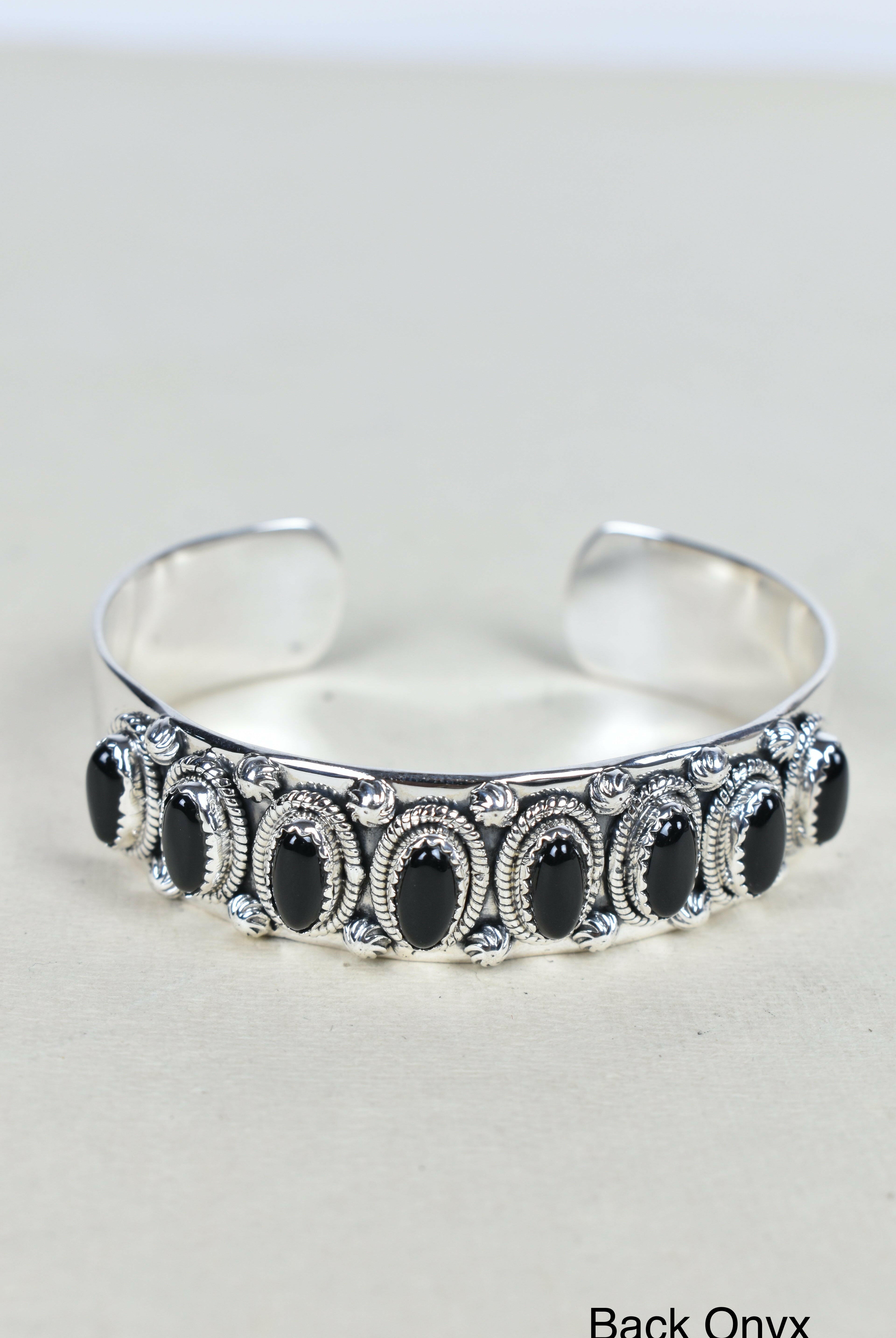 Octet Gem Sterling Silver Cuff-Cuffs-Krush Kandy, Women's Online Fashion Boutique Located in Phoenix, Arizona (Scottsdale Area)
