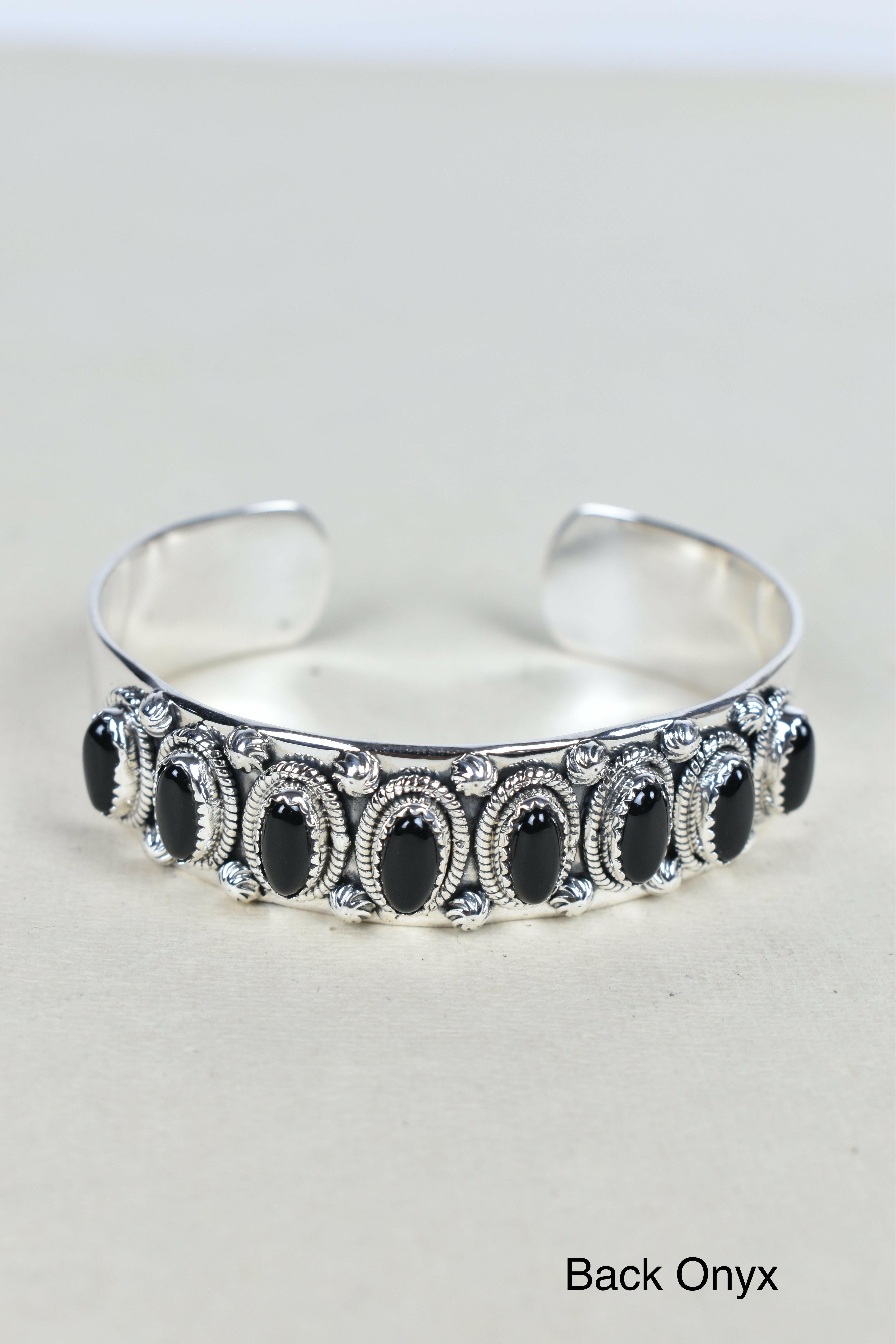 Octet Gem Sterling Silver Cuff-Cuffs-Krush Kandy, Women's Online Fashion Boutique Located in Phoenix, Arizona (Scottsdale Area)