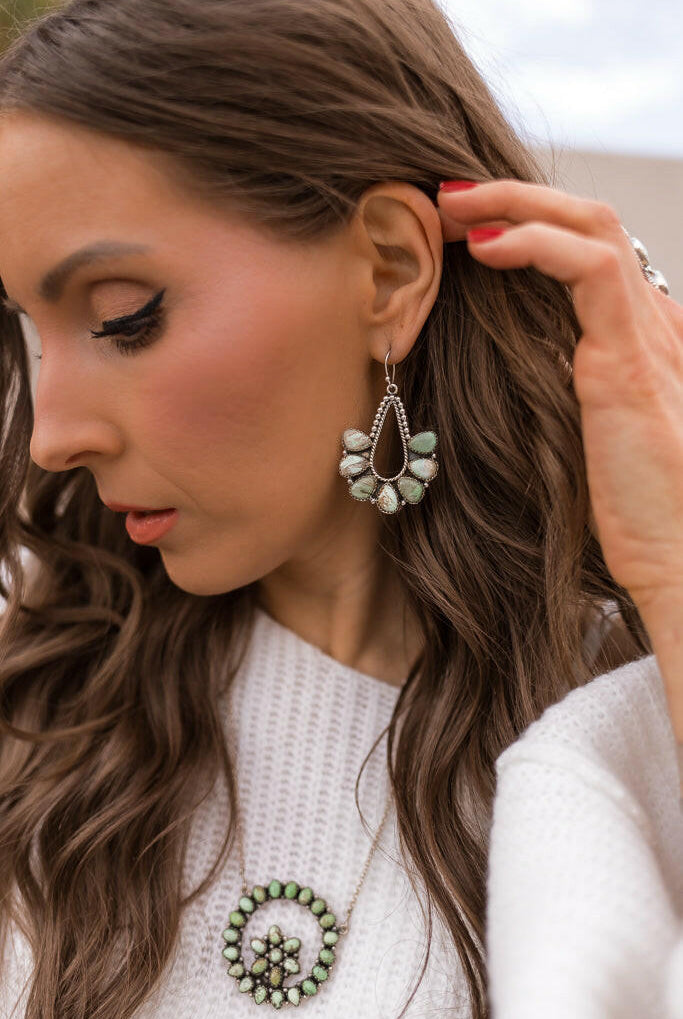 PREORDER Brielle Sterling Silver Earring-Drop Earrings-Krush Kandy, Women's Online Fashion Boutique Located in Phoenix, Arizona (Scottsdale Area)