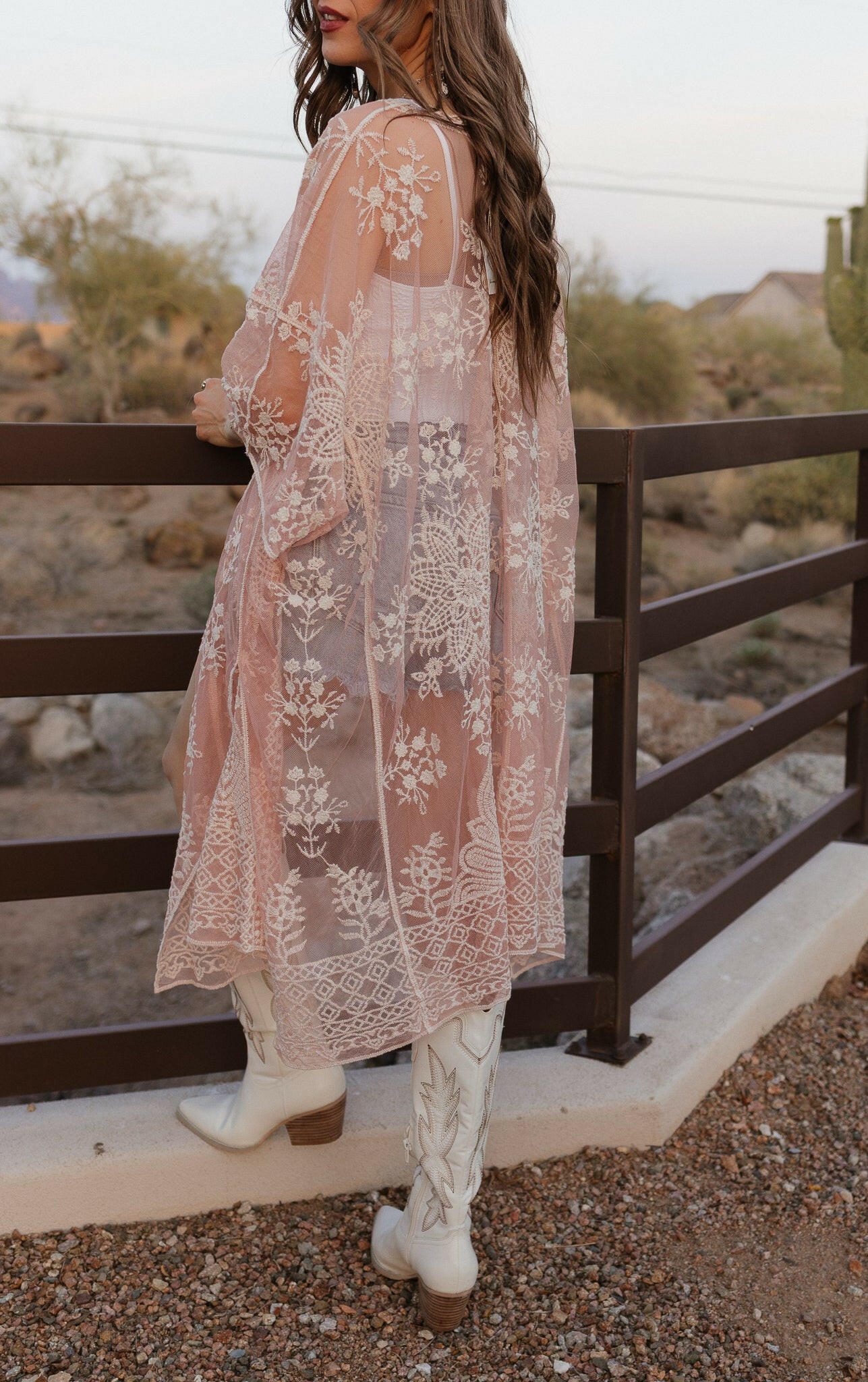 Meadow Bloom Lace Kimono-Kimono-Krush Kandy, Women's Online Fashion Boutique Located in Phoenix, Arizona (Scottsdale Area)