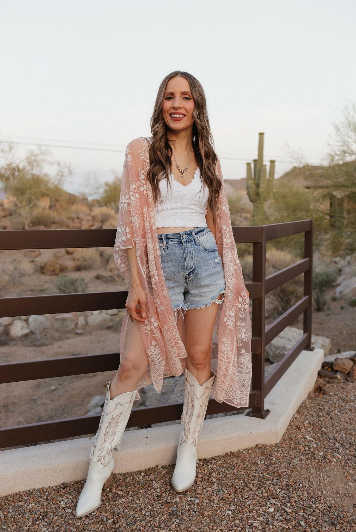 Meadow Bloom Lace Kimono-Kimono-Krush Kandy, Women's Online Fashion Boutique Located in Phoenix, Arizona (Scottsdale Area)