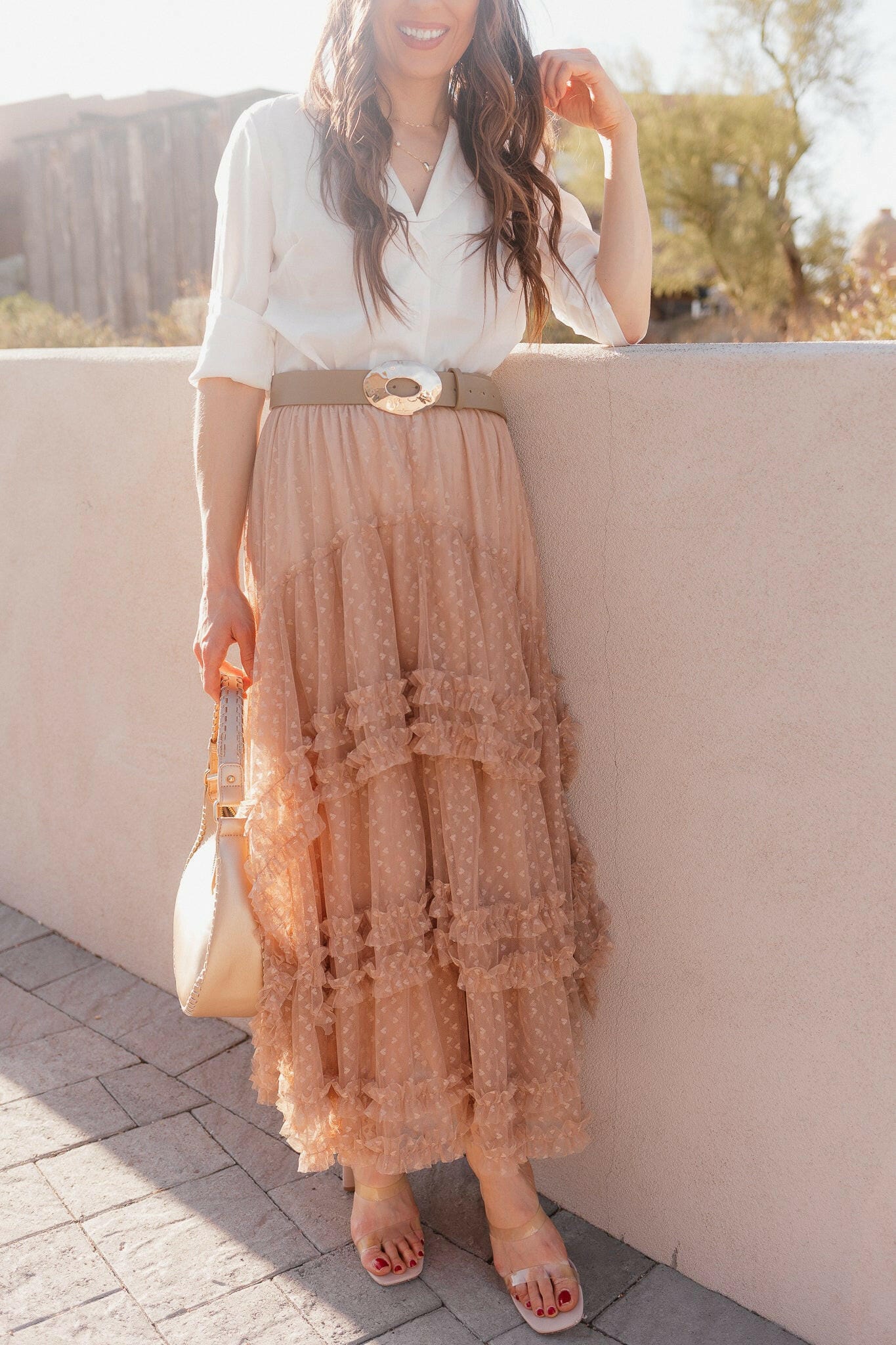 Lace Layers & Chic Dreams Ruffle Tulle Maxi Skirt-Skirts-Krush Kandy, Women's Online Fashion Boutique Located in Phoenix, Arizona (Scottsdale Area)