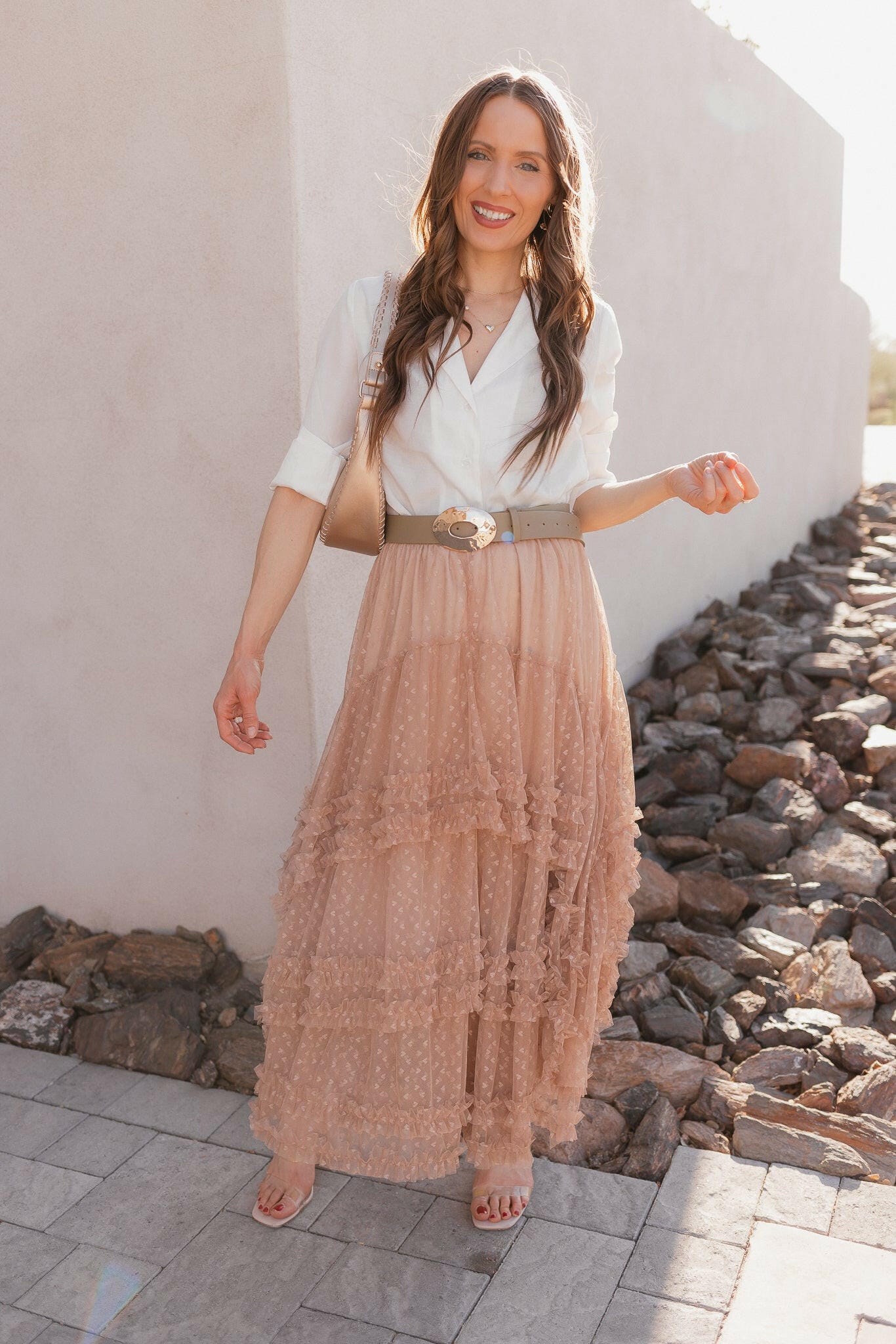 Lace Layers & Chic Dreams Ruffle Tulle Maxi Skirt-Skirts-Krush Kandy, Women's Online Fashion Boutique Located in Phoenix, Arizona (Scottsdale Area)