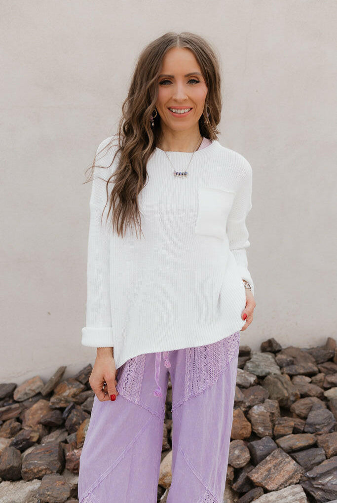 Palomino Sky Boho Lace Wide-Leg Pants-Bottoms-Krush Kandy, Women's Online Fashion Boutique Located in Phoenix, Arizona (Scottsdale Area)