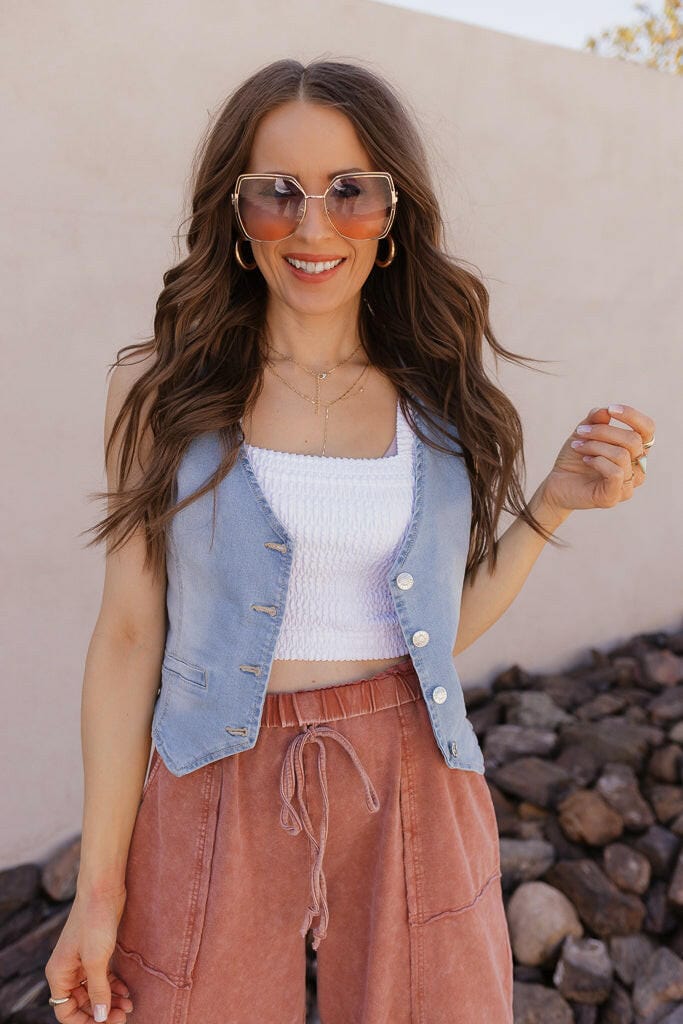 Sunscreen Metal Gradient Color Anti UV Sunglasses-Sunglasses-Krush Kandy, Women's Online Fashion Boutique Located in Phoenix, Arizona (Scottsdale Area)