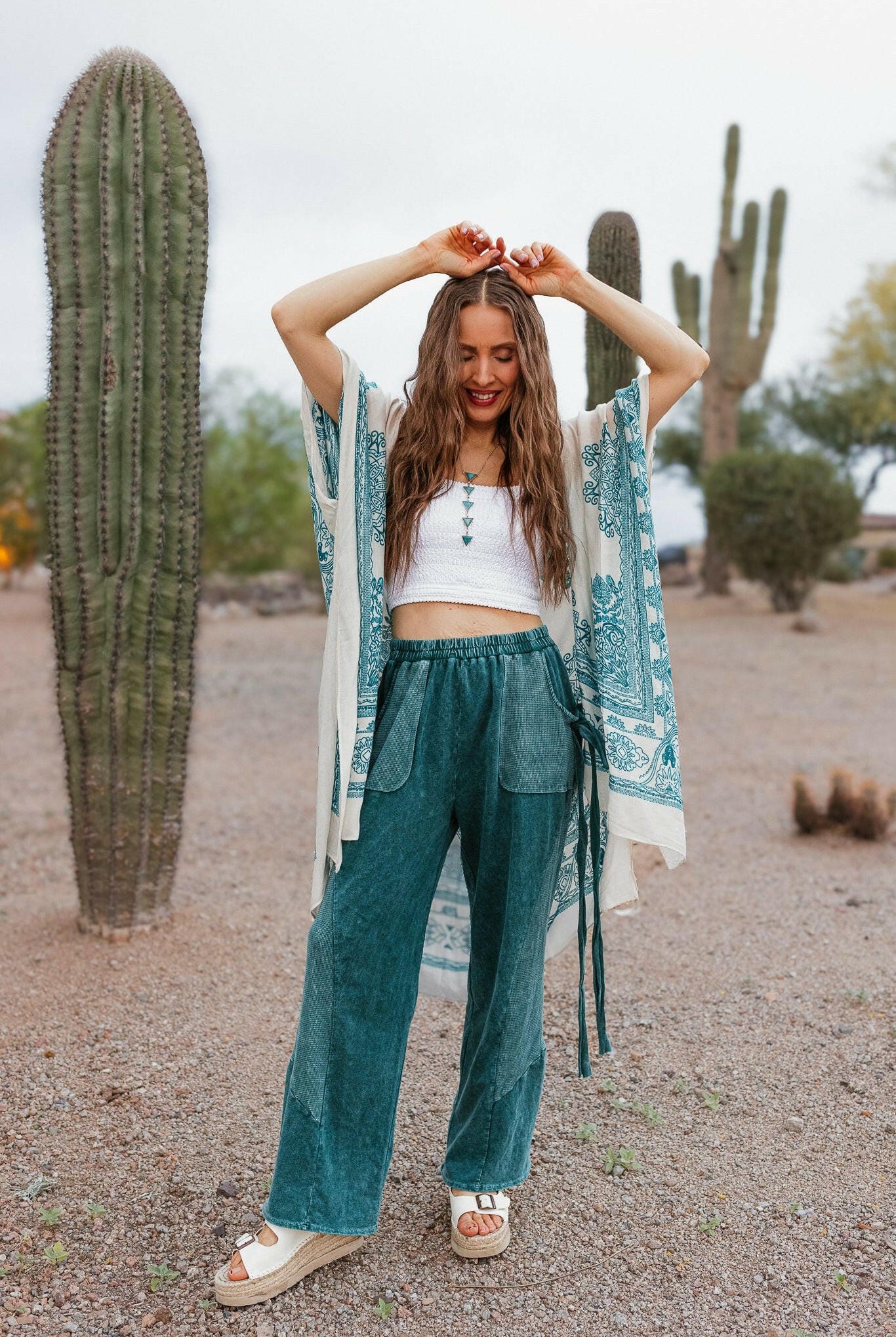 Ornate Mandala Kimono-Kimono-Krush Kandy, Women's Online Fashion Boutique Located in Phoenix, Arizona (Scottsdale Area)