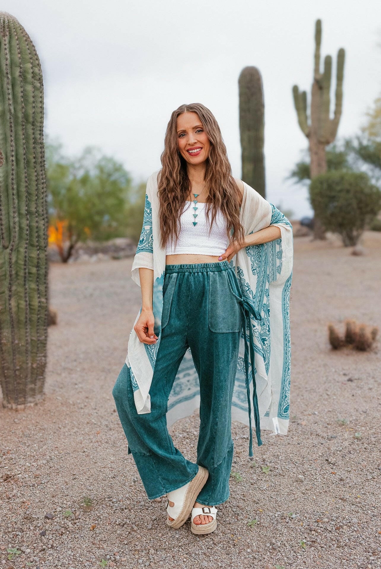 Ornate Mandala Kimono-Kimono-Krush Kandy, Women's Online Fashion Boutique Located in Phoenix, Arizona (Scottsdale Area)