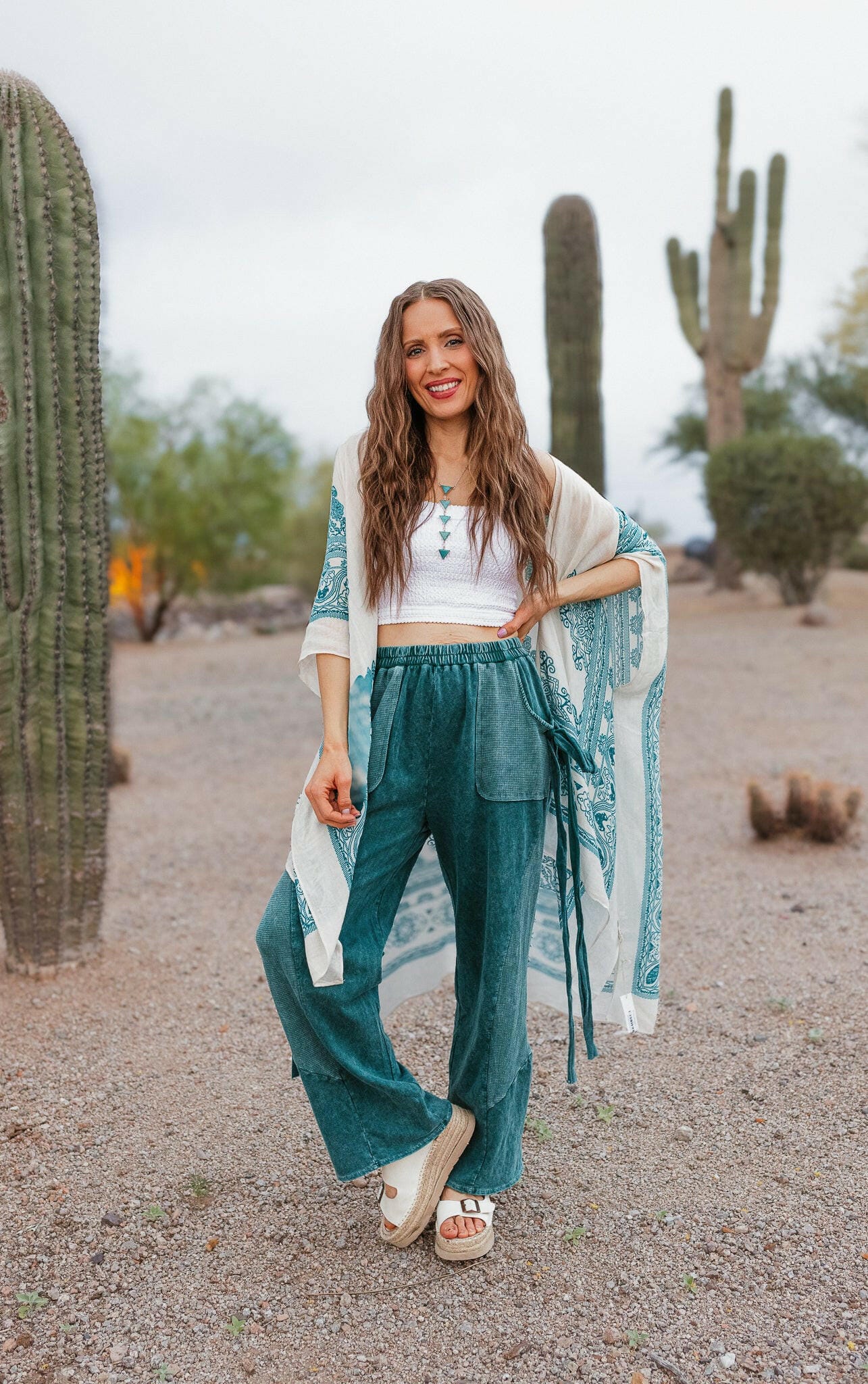 Ornate Mandala Kimono-Kimono-Krush Kandy, Women's Online Fashion Boutique Located in Phoenix, Arizona (Scottsdale Area)