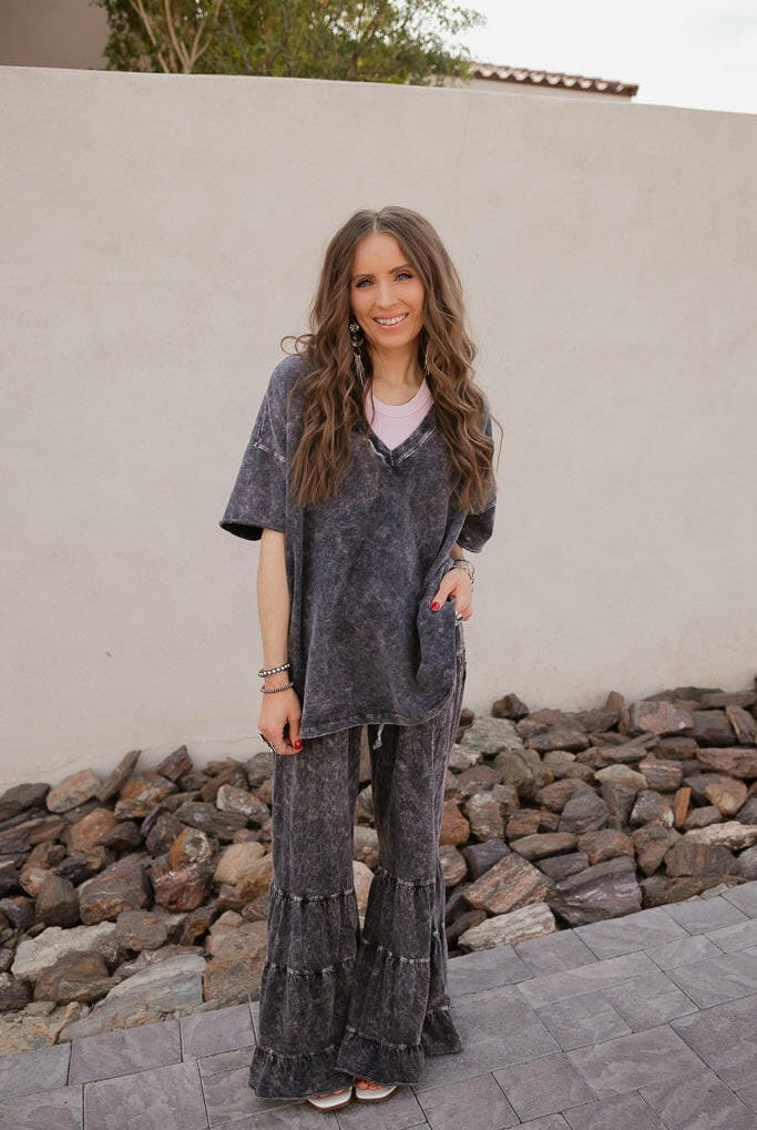 Storm Wash V-Neck Tee-Tops-Krush Kandy, Women's Online Fashion Boutique Located in Phoenix, Arizona (Scottsdale Area)