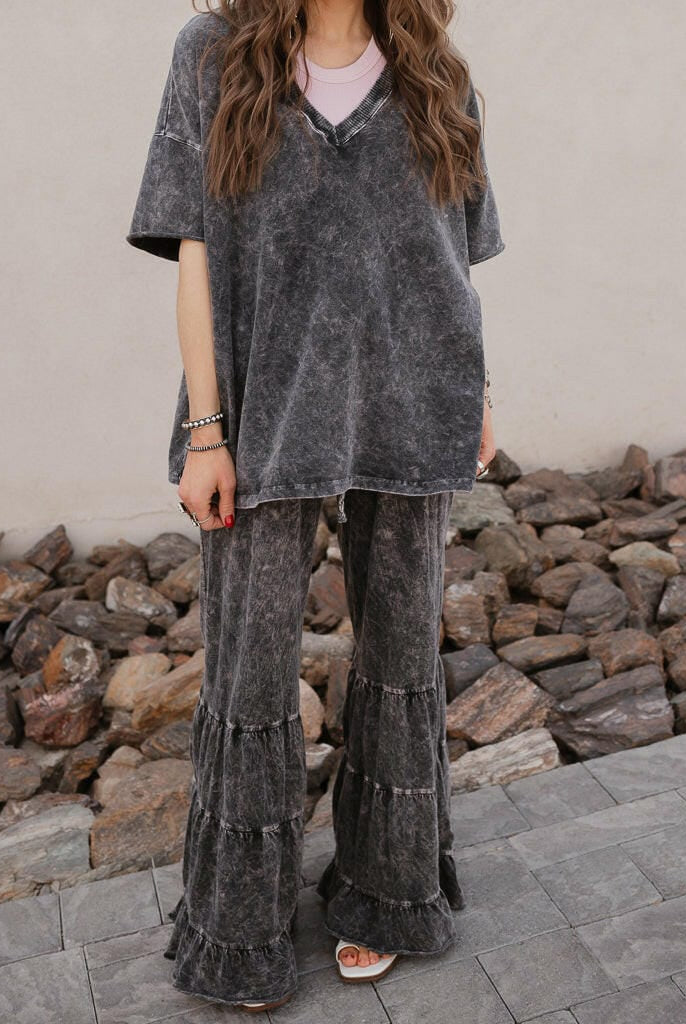 Storm Wash V-Neck Tee-Tops-Krush Kandy, Women's Online Fashion Boutique Located in Phoenix, Arizona (Scottsdale Area)