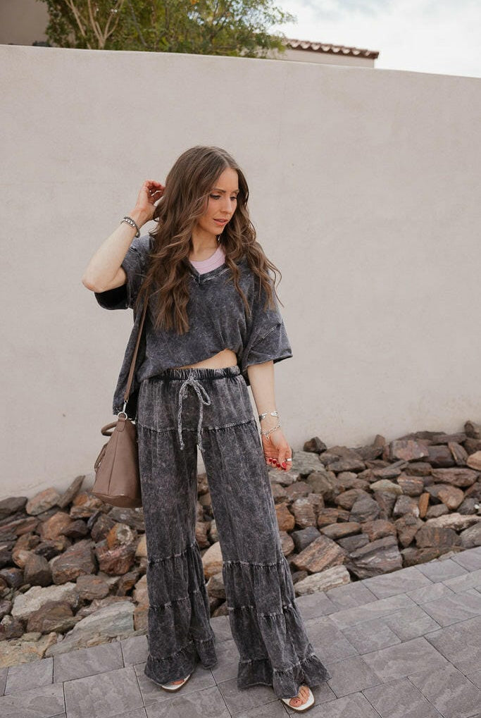 Storm Wash V-Neck Tee-Tops-Krush Kandy, Women's Online Fashion Boutique Located in Phoenix, Arizona (Scottsdale Area)