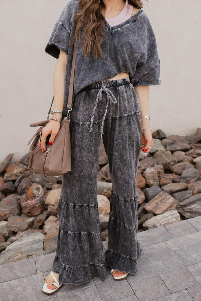 Storm Wash V-Neck Tee-Tops-Krush Kandy, Women's Online Fashion Boutique Located in Phoenix, Arizona (Scottsdale Area)