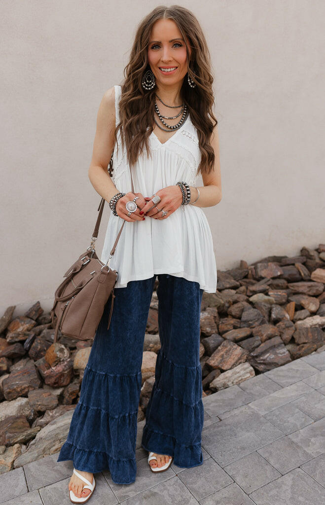 Rambling Rose Mineral Wash Flare LoungePants-Pants-Krush Kandy, Women's Online Fashion Boutique Located in Phoenix, Arizona (Scottsdale Area)