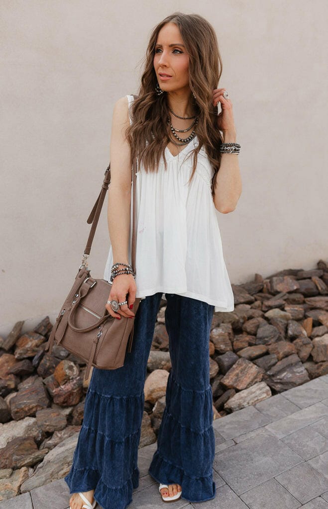 Rambling Rose Mineral Wash Flare LoungePants-Pants-Krush Kandy, Women's Online Fashion Boutique Located in Phoenix, Arizona (Scottsdale Area)