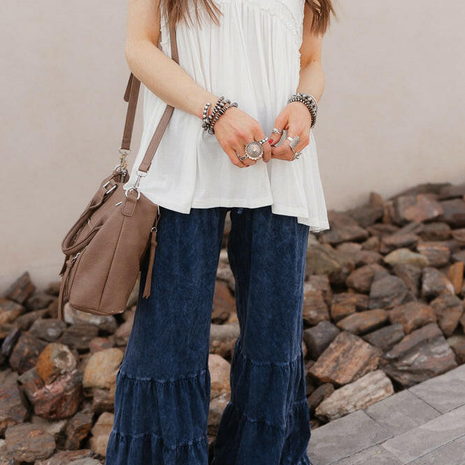 Rambling Rose Mineral Wash Flare LoungePants-Pants-Krush Kandy, Women's Online Fashion Boutique Located in Phoenix, Arizona (Scottsdale Area)