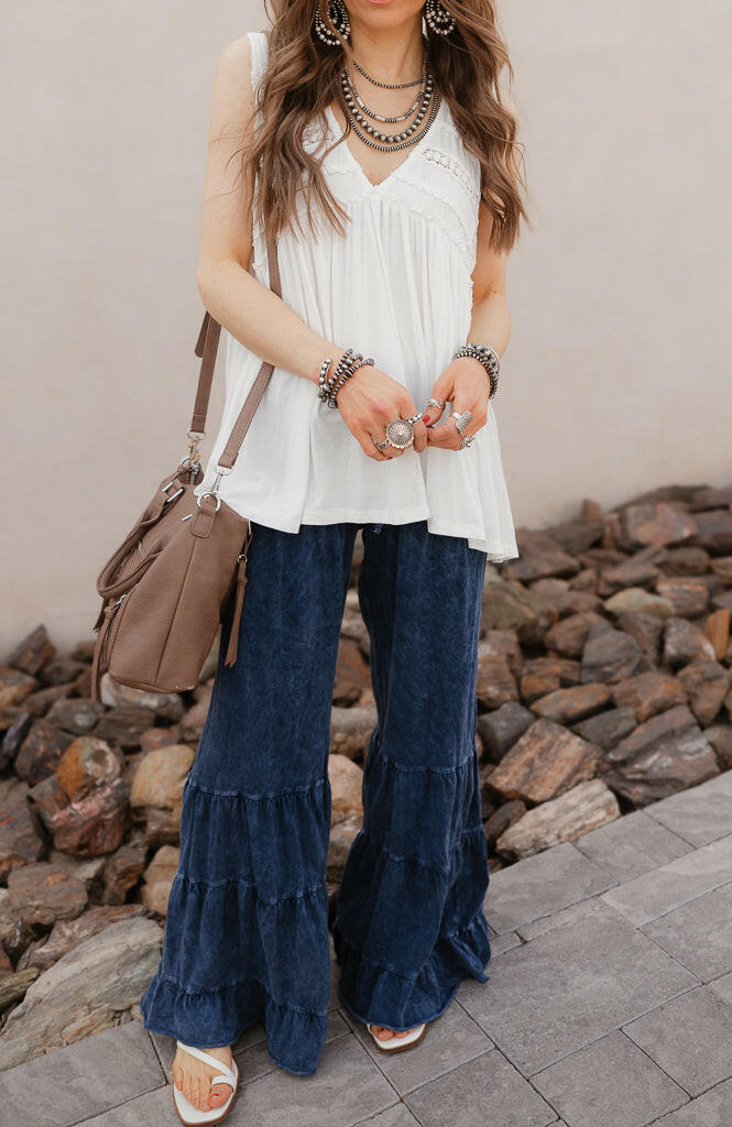 Dreamy Days Babydoll Tank Top-Tanks-Krush Kandy, Women's Online Fashion Boutique Located in Phoenix, Arizona (Scottsdale Area)