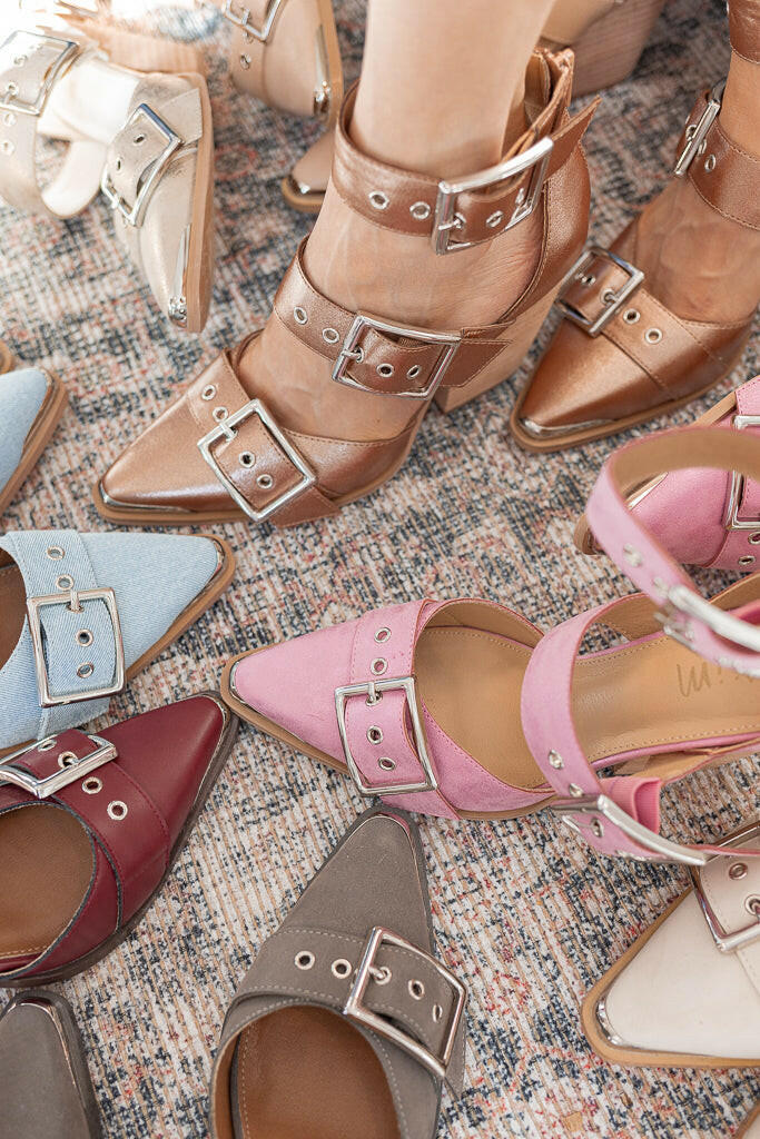 Hendrix Strappy Buckle Sandal-Sandals-Krush Kandy, Women's Online Fashion Boutique Located in Phoenix, Arizona (Scottsdale Area)