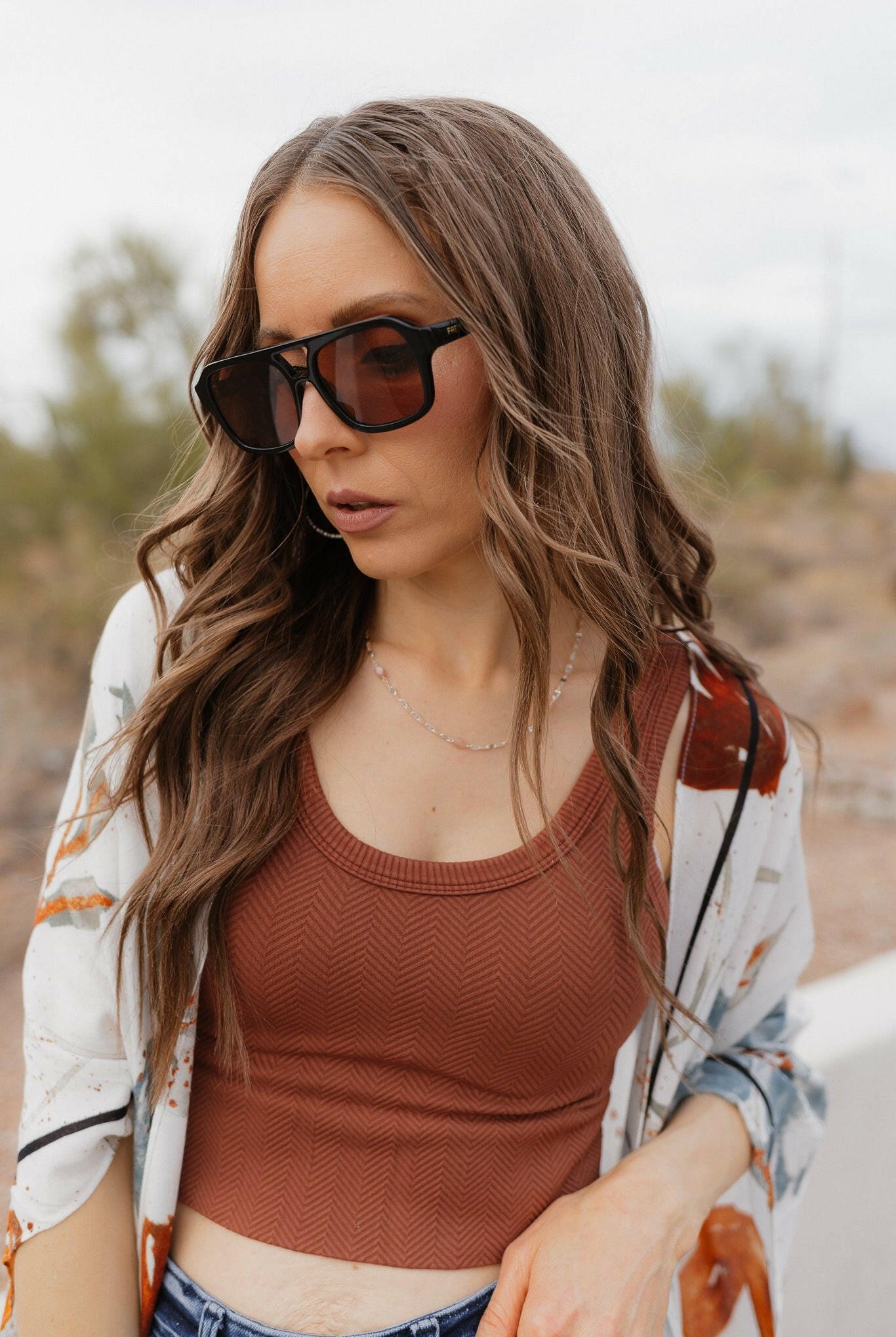 Havana Acetate Aviator Sunglasses-Sunglasses-Krush Kandy, Women's Online Fashion Boutique Located in Phoenix, Arizona (Scottsdale Area)