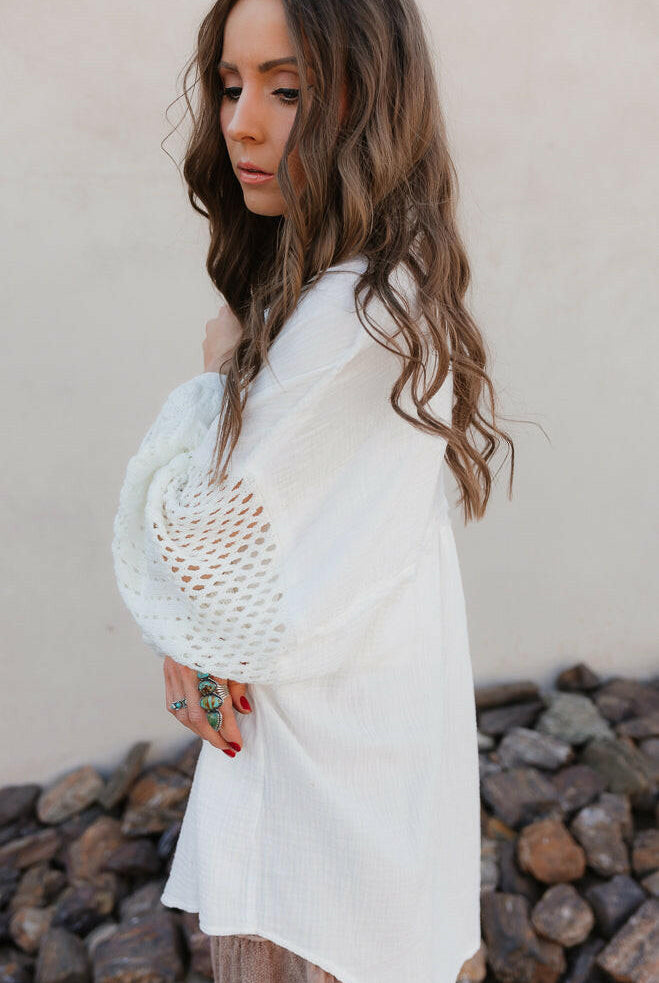POL Take a Picture Button Down-Long Sleeve Tops-Krush Kandy, Women's Online Fashion Boutique Located in Phoenix, Arizona (Scottsdale Area)