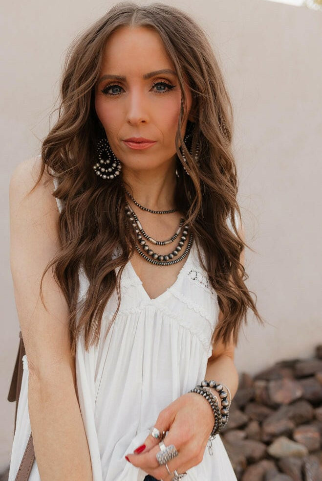 3mm Desert Pearl Necklace MADE TO ORDER-Necklaces-Krush Kandy, Women's Online Fashion Boutique Located in Phoenix, Arizona (Scottsdale Area)