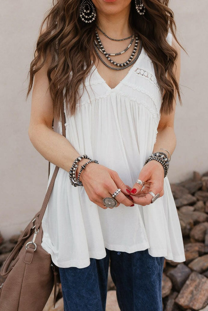 8mm Desert Pearl Necklaces-Necklaces-Krush Kandy, Women's Online Fashion Boutique Located in Phoenix, Arizona (Scottsdale Area)