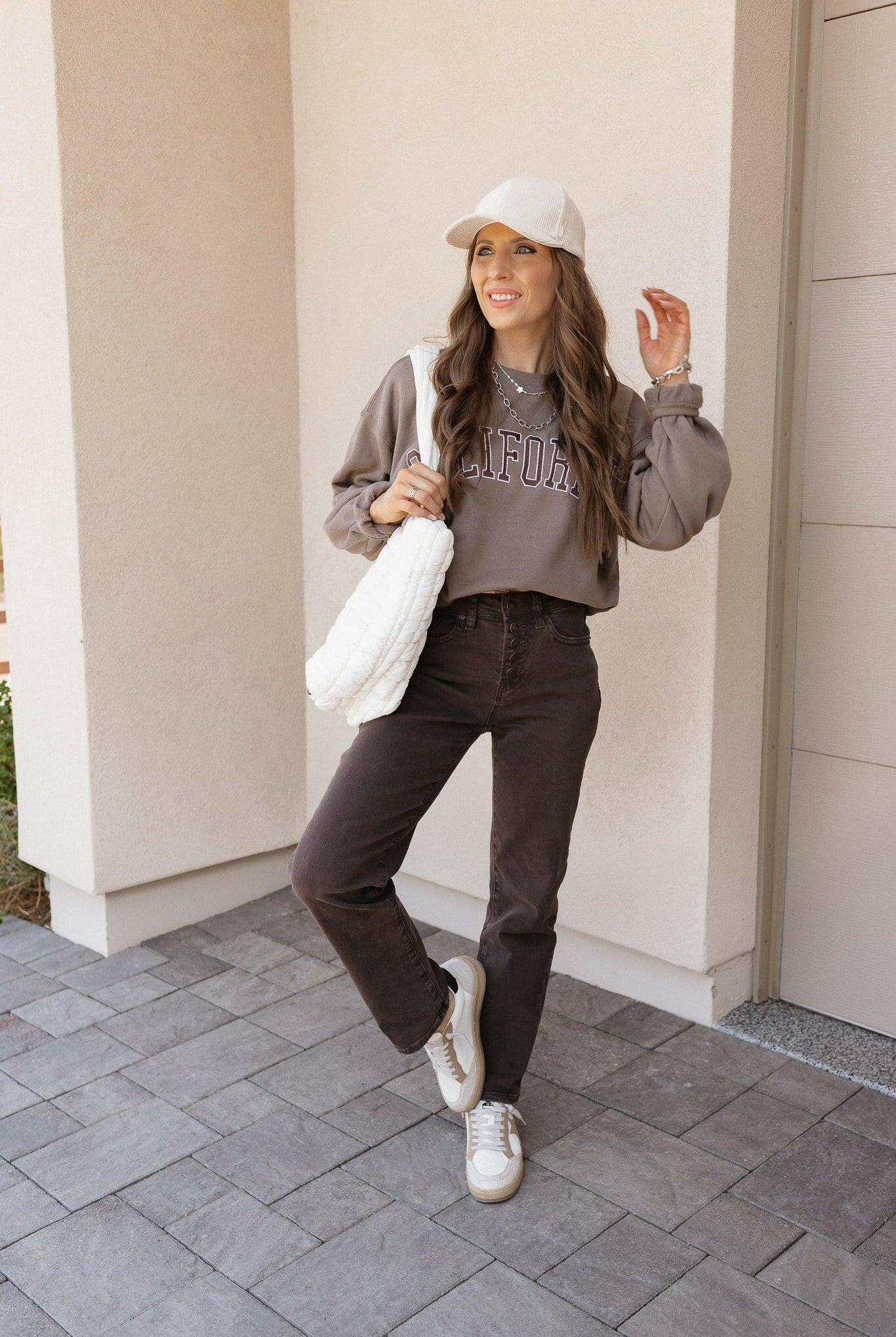 MICA 90s Vintage Brown 5 Fly Button Denim-Jeans-Krush Kandy, Women's Online Fashion Boutique Located in Phoenix, Arizona (Scottsdale Area)