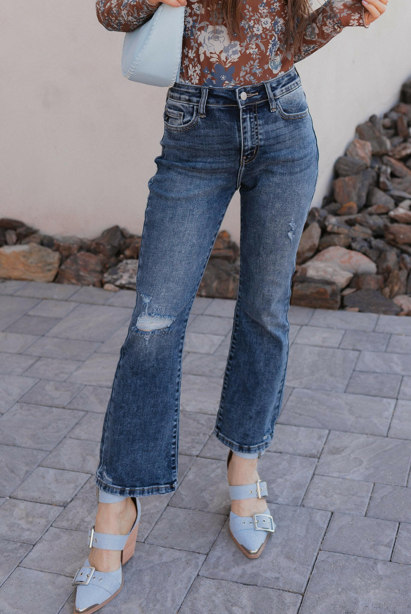 Kancan Bella Vista High-Rise Crop Flare Jeans-Jeans-Krush Kandy, Women's Online Fashion Boutique Located in Phoenix, Arizona (Scottsdale Area)