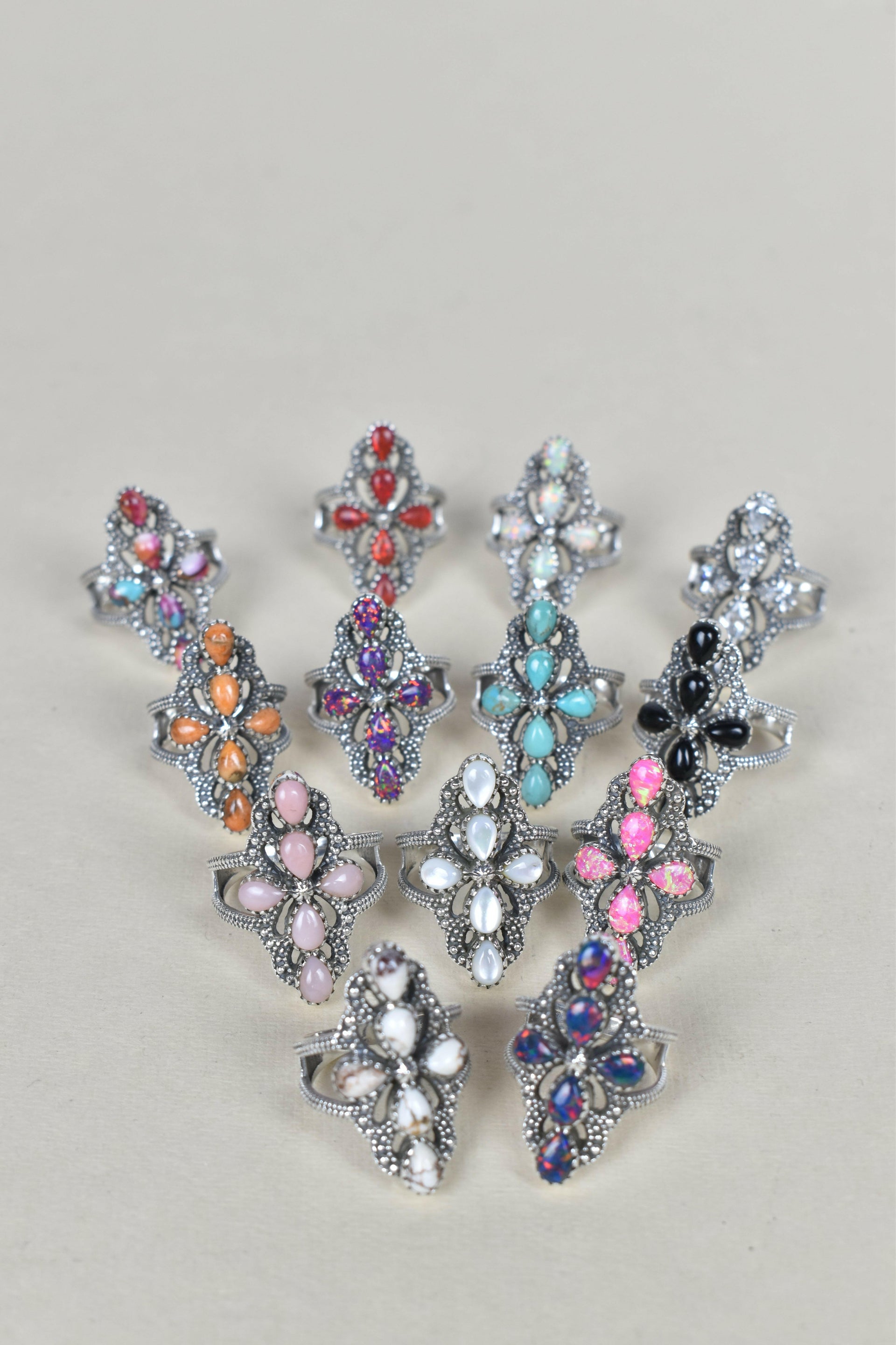 Victoria Sterling Silver Stone Crawler Ring-Crawler Rings-Krush Kandy, Women's Online Fashion Boutique Located in Phoenix, Arizona (Scottsdale Area)