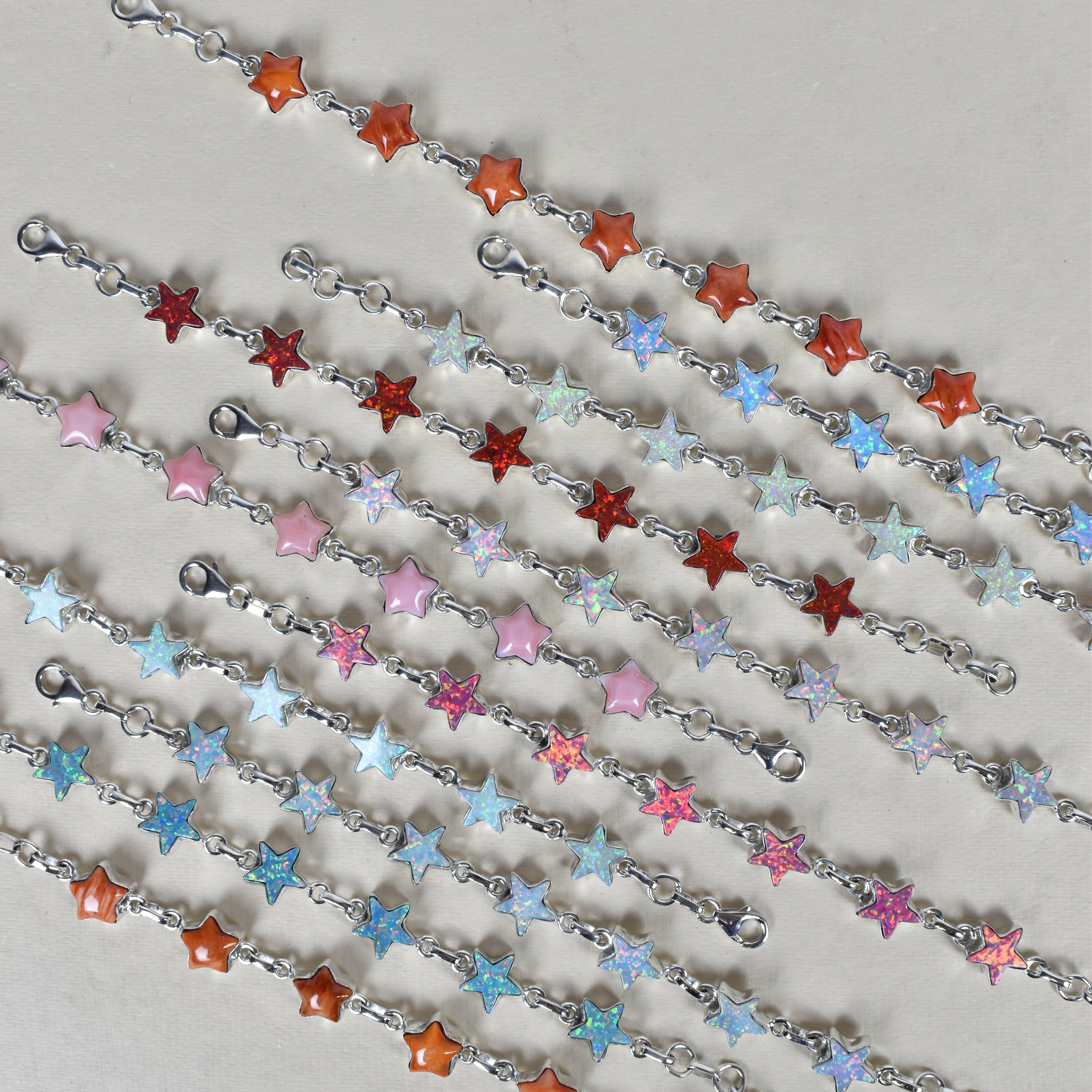 7 Star General Sterling Silver Bracelet-Gemstone Bracelets-Krush Kandy, Women's Online Fashion Boutique Located in Phoenix, Arizona (Scottsdale Area)
