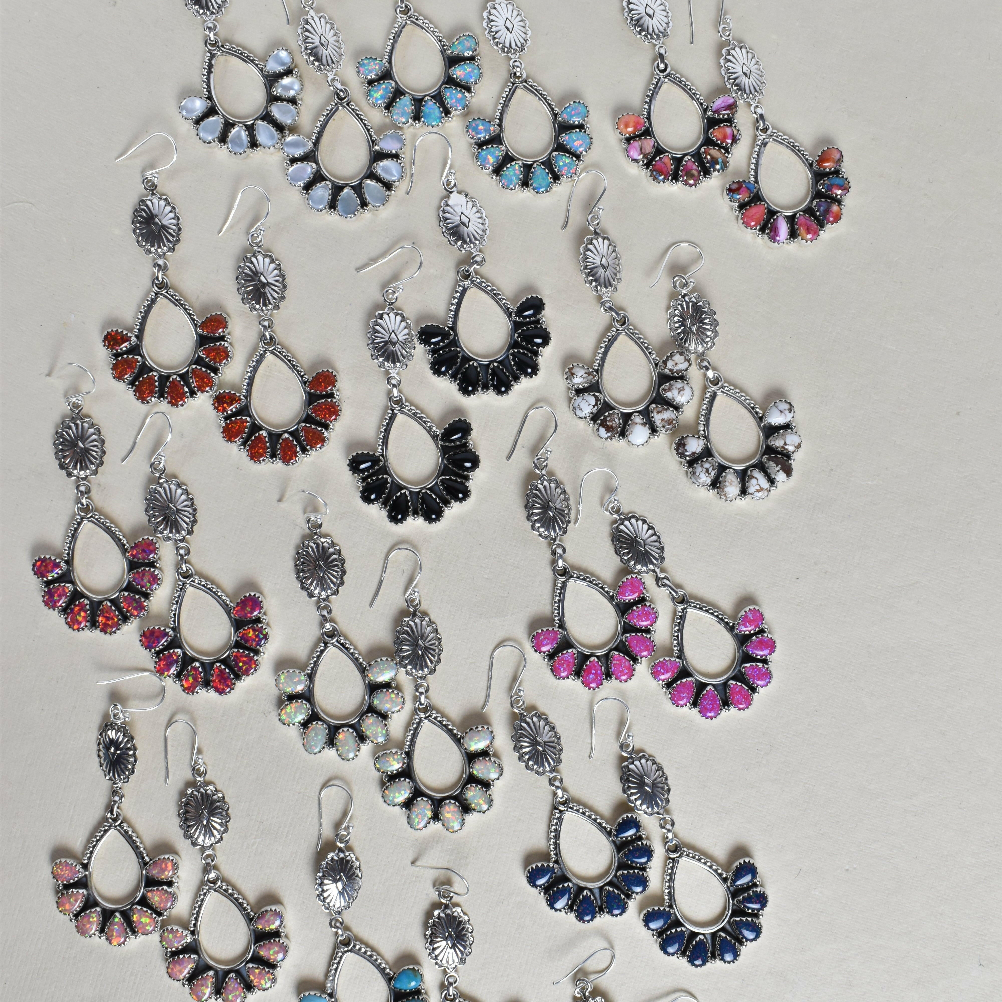 Concho Brielle Earring-Drop Earrings-Krush Kandy, Women's Online Fashion Boutique Located in Phoenix, Arizona (Scottsdale Area)