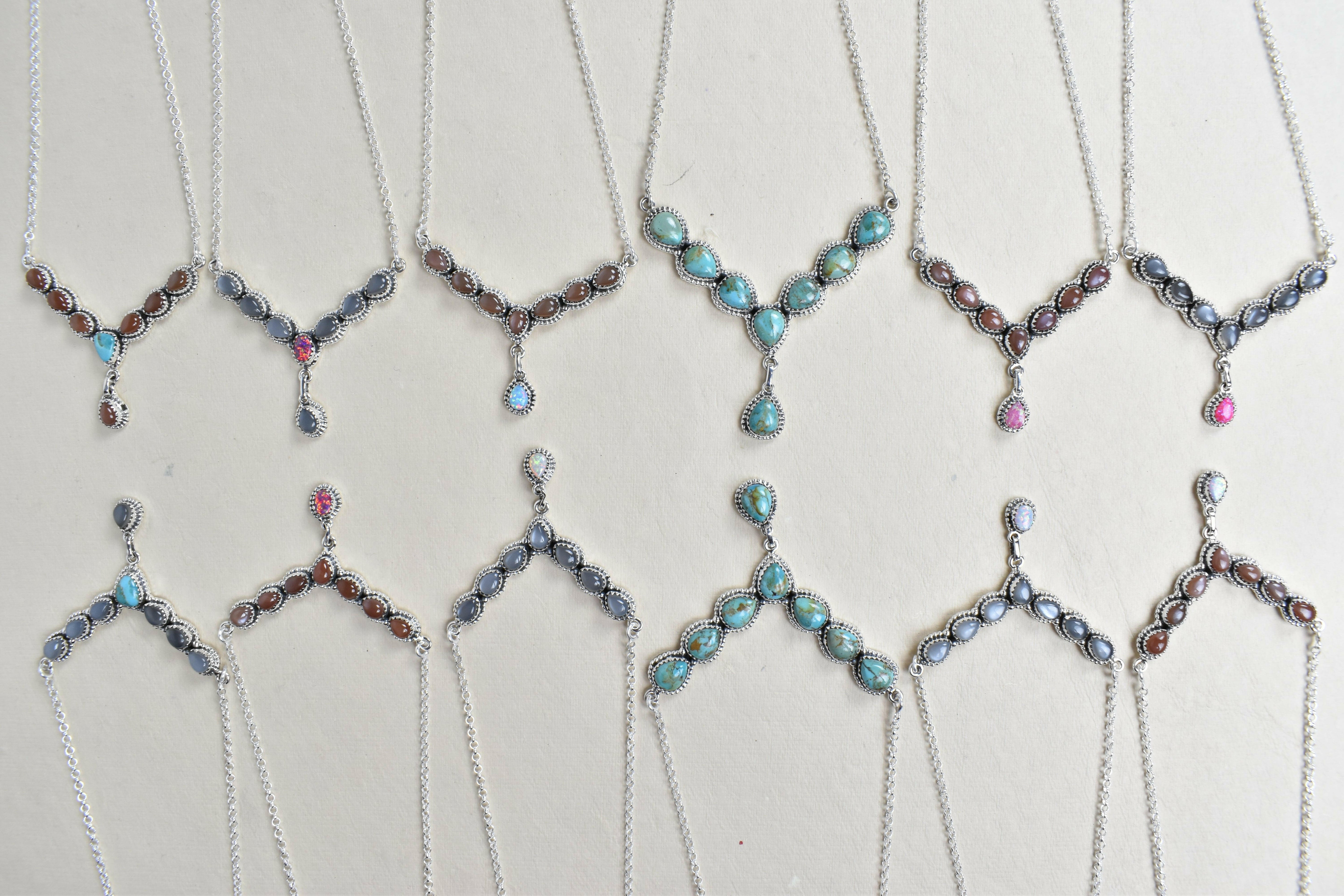 Y Knot Sterling Silver Necklace-Lariat and Y Necklaces-Krush Kandy, Women's Online Fashion Boutique Located in Phoenix, Arizona (Scottsdale Area)