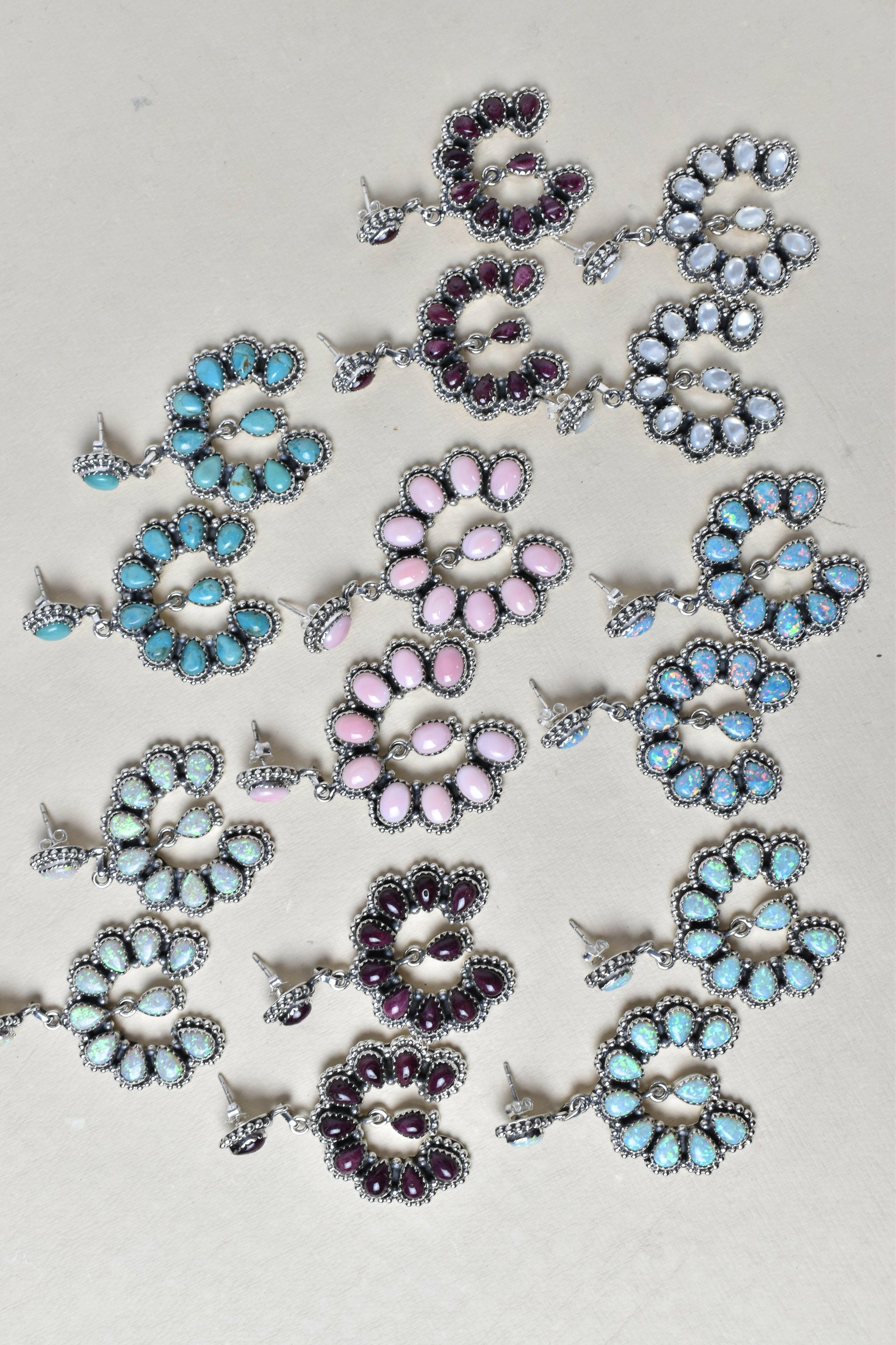 Double Luck Sterling Silver Earrings-Drop Earrings-Krush Kandy, Women's Online Fashion Boutique Located in Phoenix, Arizona (Scottsdale Area)