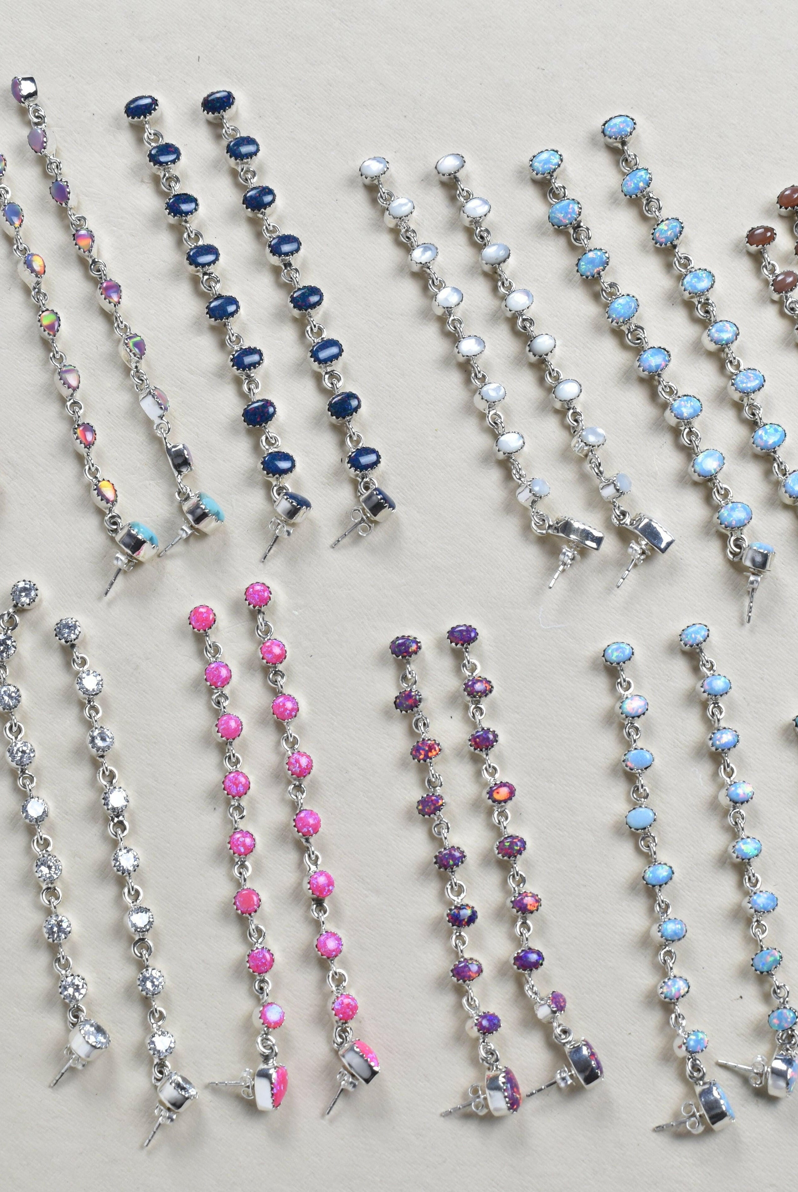 String Em Up Elegant Dangle Earrings MADE TO ORDER-Drop Earrings-Krush Kandy, Women's Online Fashion Boutique Located in Phoenix, Arizona (Scottsdale Area)