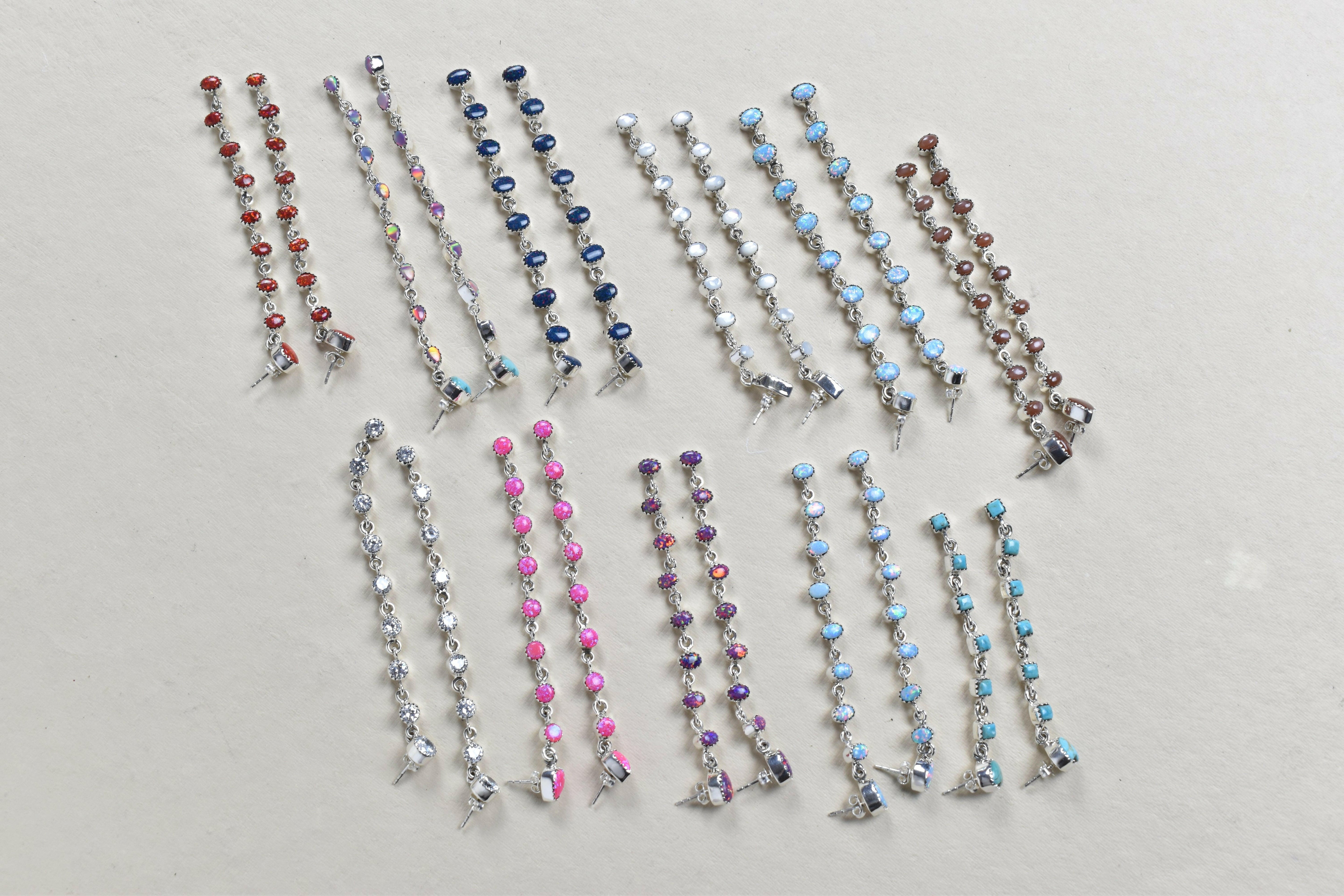 String Em Up Elegant Dangle Earrings MADE TO ORDER-Drop Earrings-Krush Kandy, Women's Online Fashion Boutique Located in Phoenix, Arizona (Scottsdale Area)