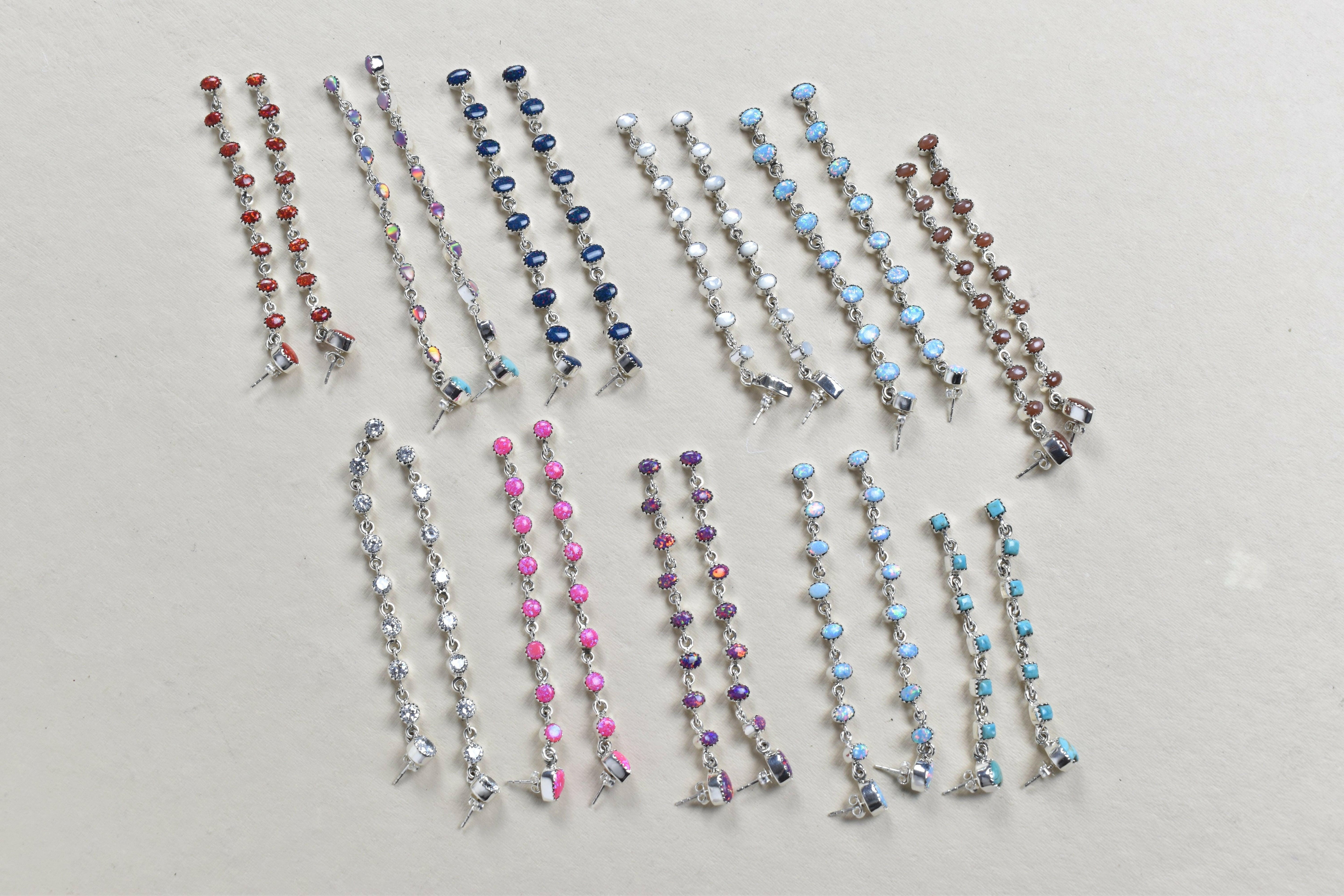 String Em Up Elegant Dangle Earrings MADE TO ORDER-Drop Earrings-Krush Kandy, Women's Online Fashion Boutique Located in Phoenix, Arizona (Scottsdale Area)