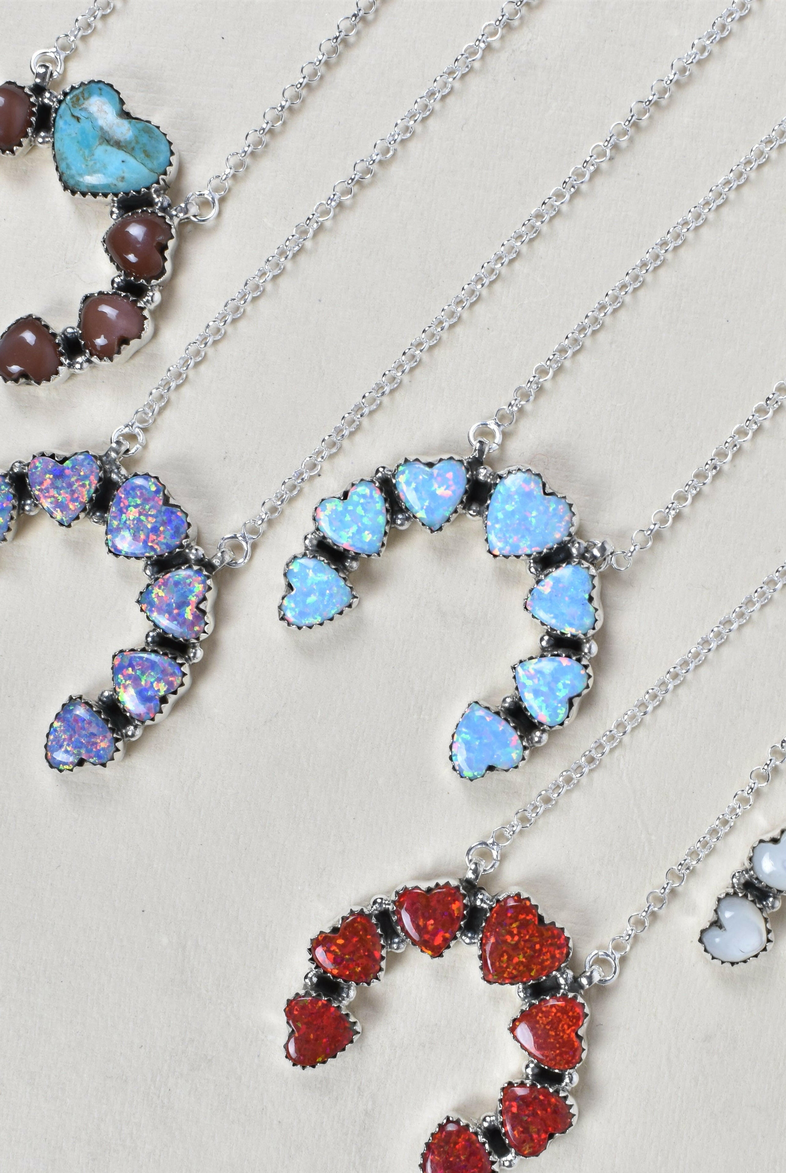 Sterling Silver Lucky Heart Necklace-Chain Necklaces-Krush Kandy, Women's Online Fashion Boutique Located in Phoenix, Arizona (Scottsdale Area)