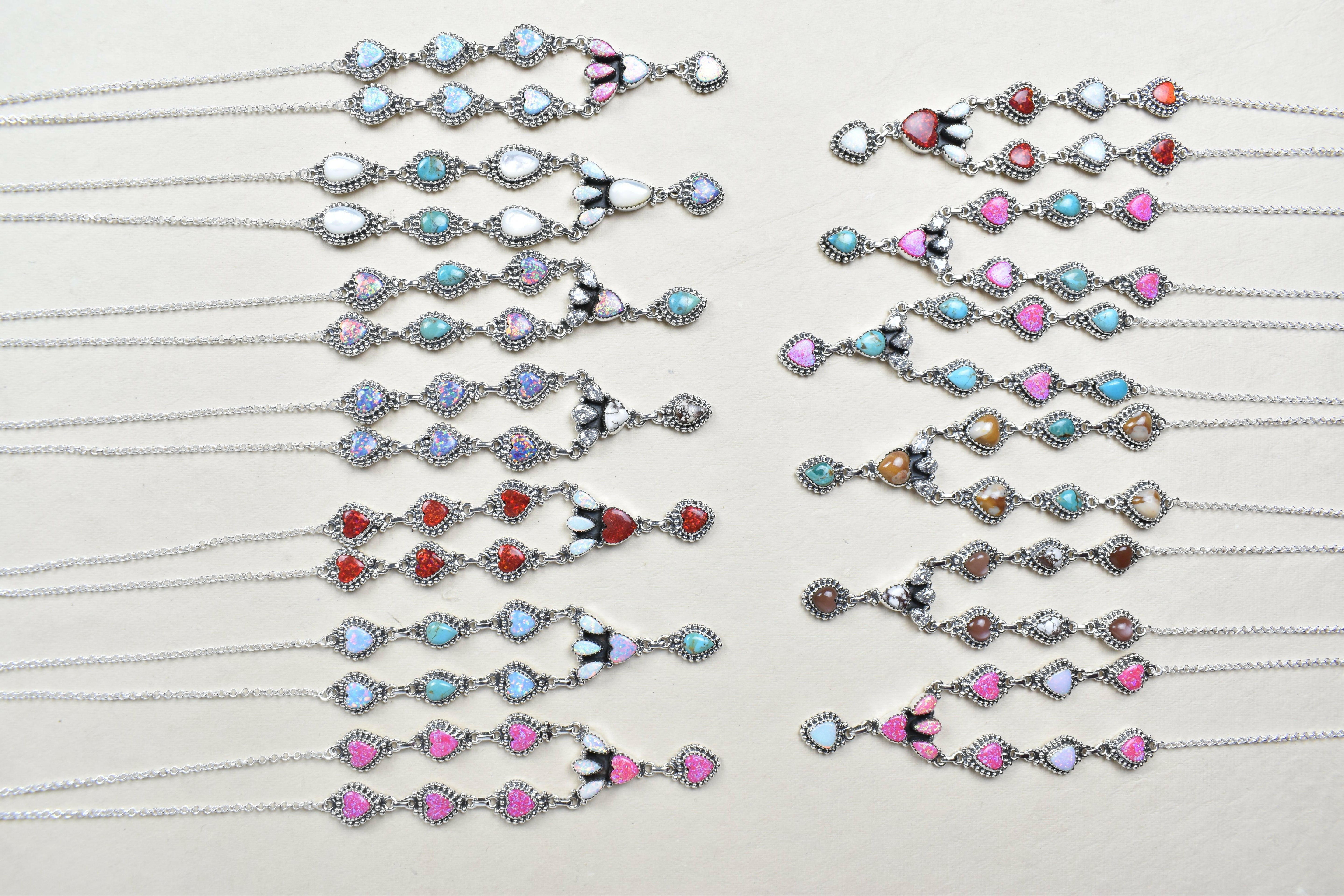 The Ethereal Elegance Sterling Silver Necklace-Lariat and Y Necklaces-Krush Kandy, Women's Online Fashion Boutique Located in Phoenix, Arizona (Scottsdale Area)