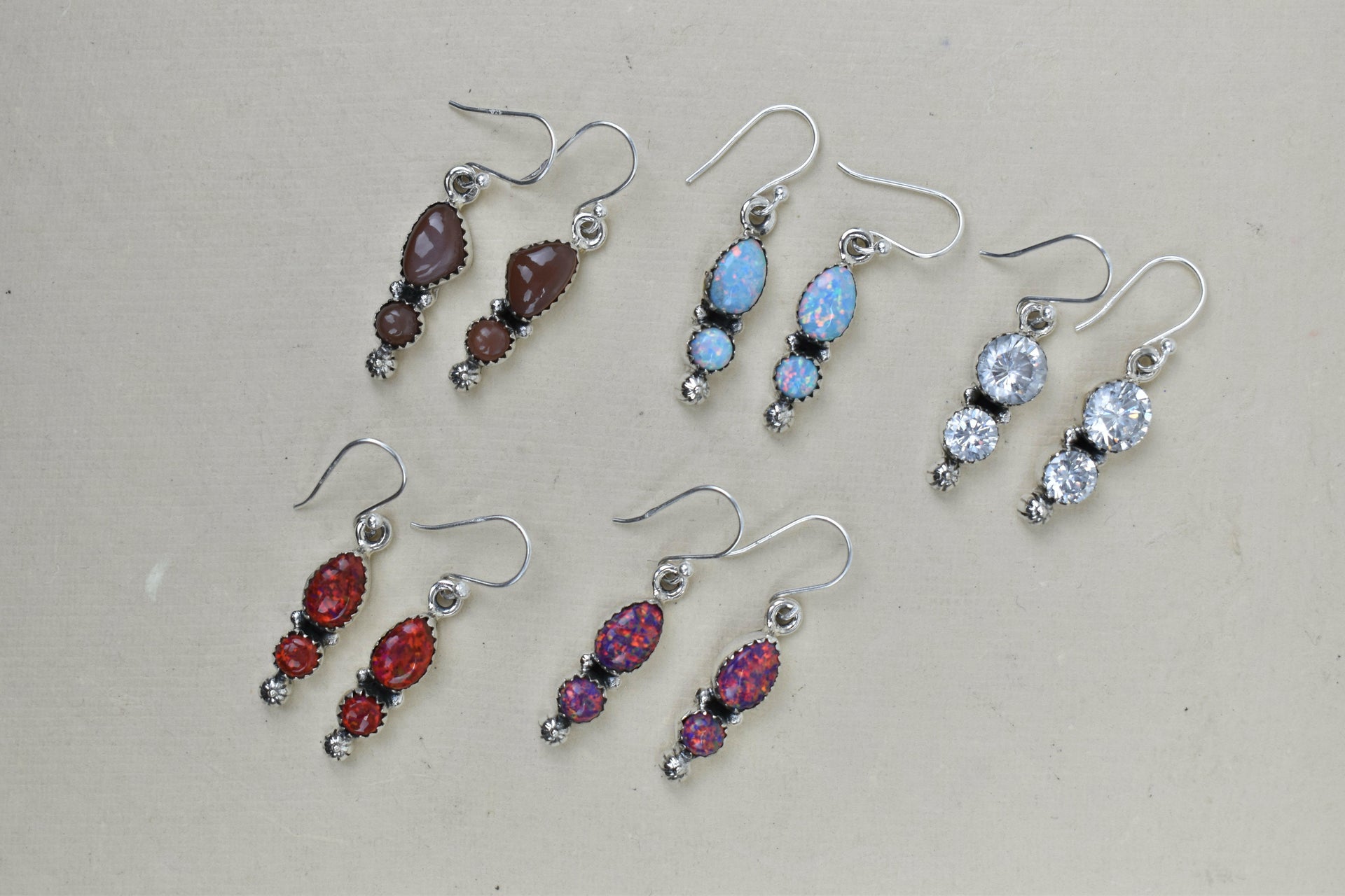 Anti Up Sterling Silver Earrings-Drop Earrings-Krush Kandy, Women's Online Fashion Boutique Located in Phoenix, Arizona (Scottsdale Area)