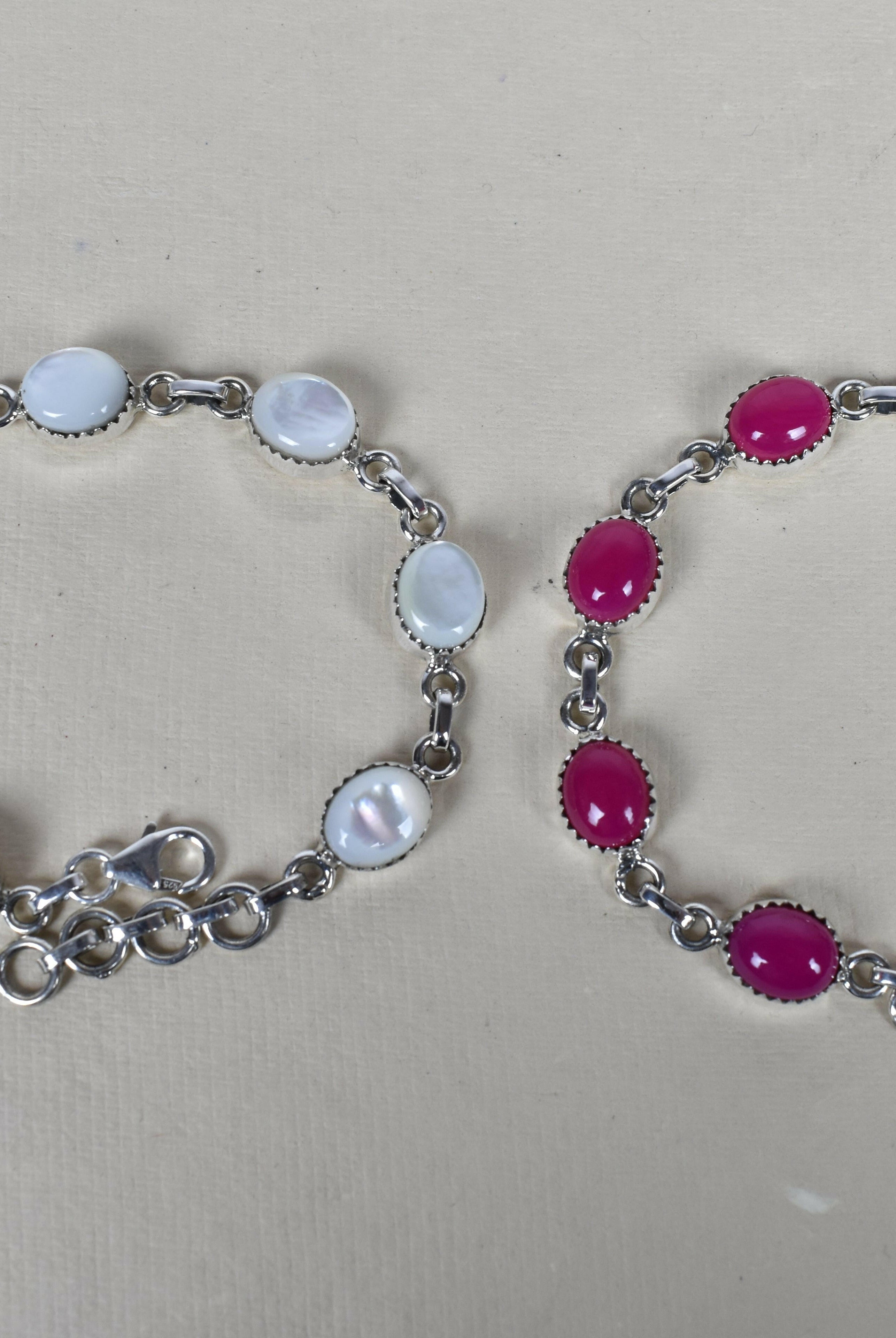 HexaGem Link Bracelet-Chain Bracelets-Krush Kandy, Women's Online Fashion Boutique Located in Phoenix, Arizona (Scottsdale Area)