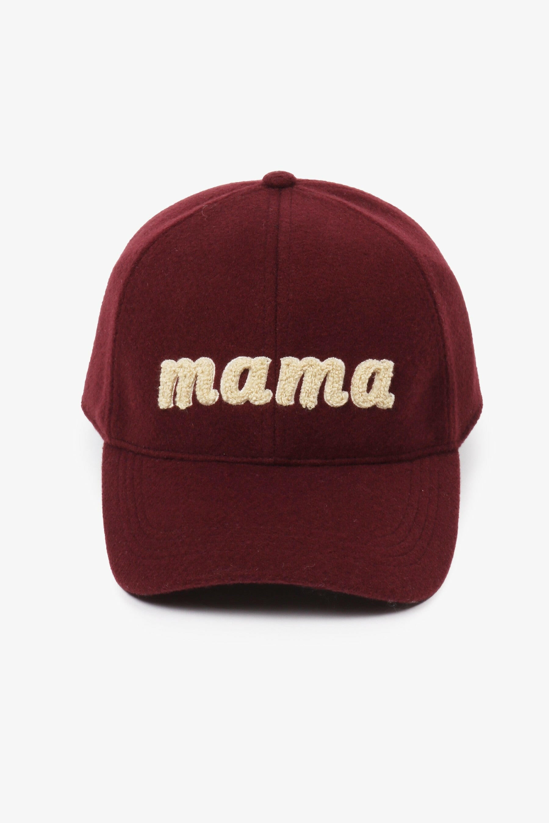Mama Chenille Patch Wool-Touch Baseball Cap-Hats-Krush Kandy, Women's Online Fashion Boutique Located in Phoenix, Arizona (Scottsdale Area)