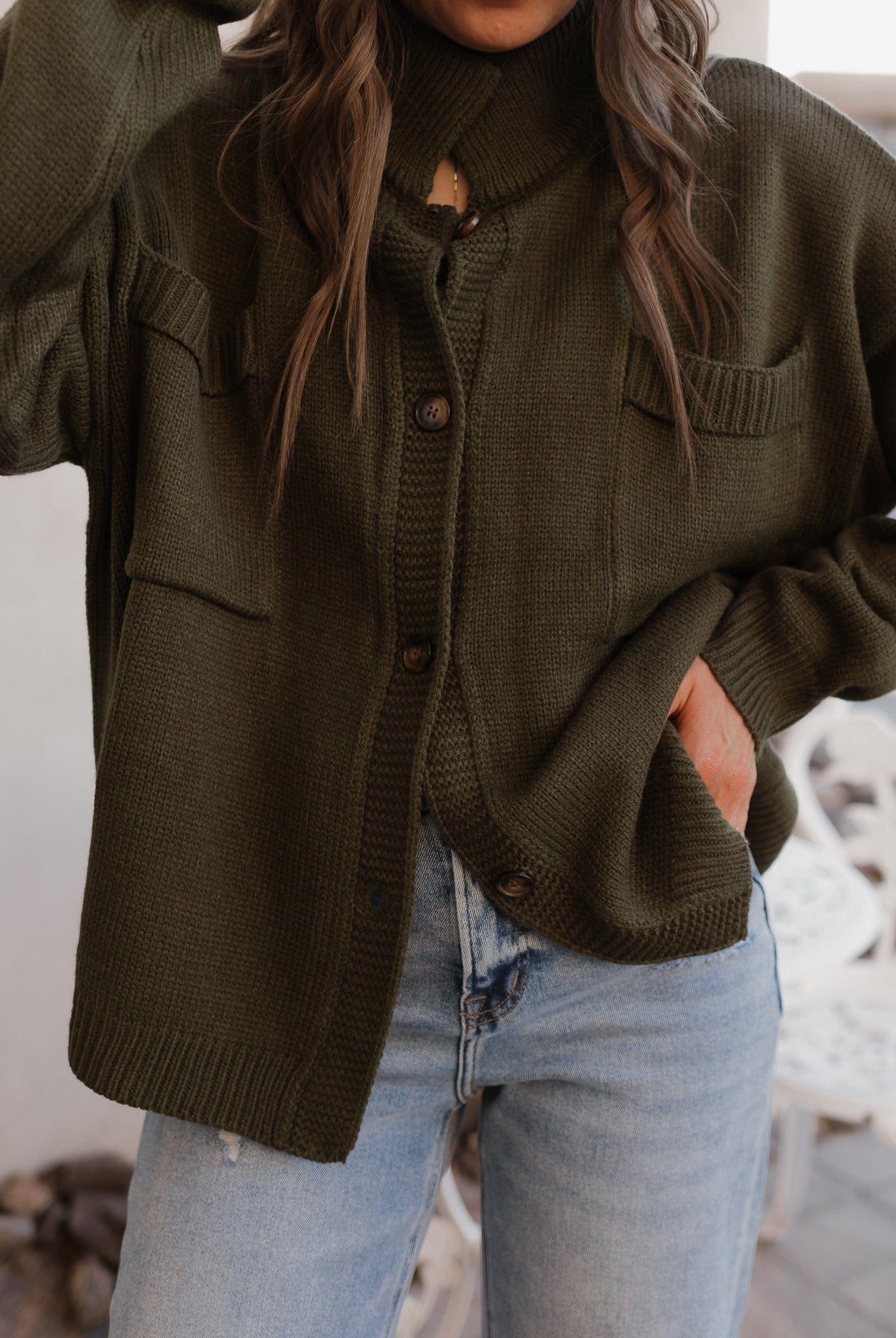 Softbound Button Pocket Cardigan Sweater-Tops-Krush Kandy, Women's Online Fashion Boutique Located in Phoenix, Arizona (Scottsdale Area)