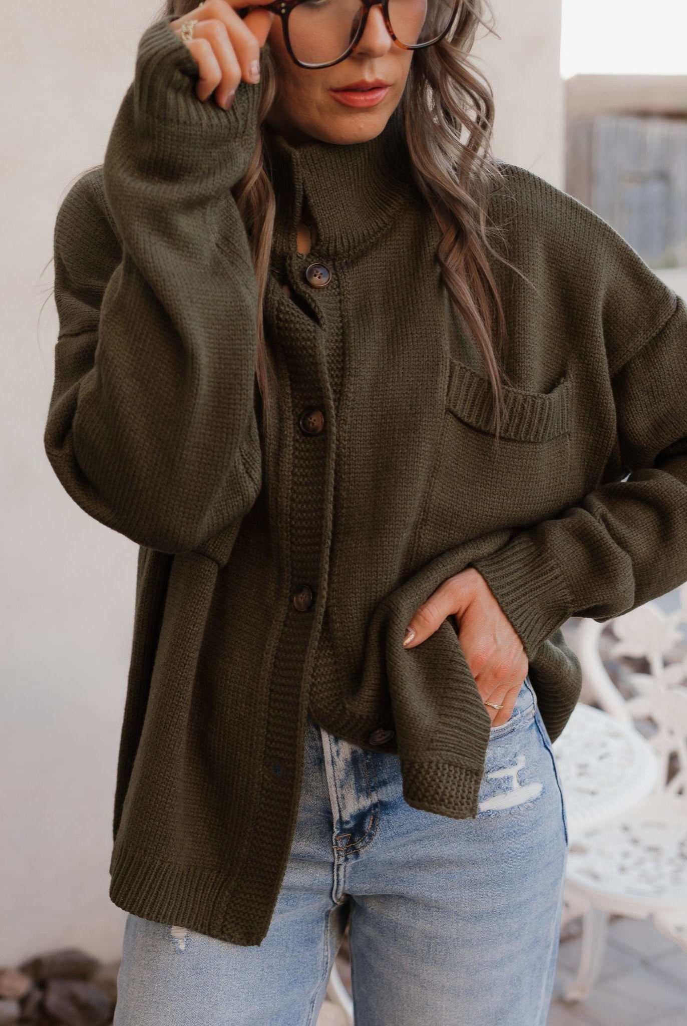 Softbound Button Pocket Cardigan Sweater-Tops-Krush Kandy, Women's Online Fashion Boutique Located in Phoenix, Arizona (Scottsdale Area)
