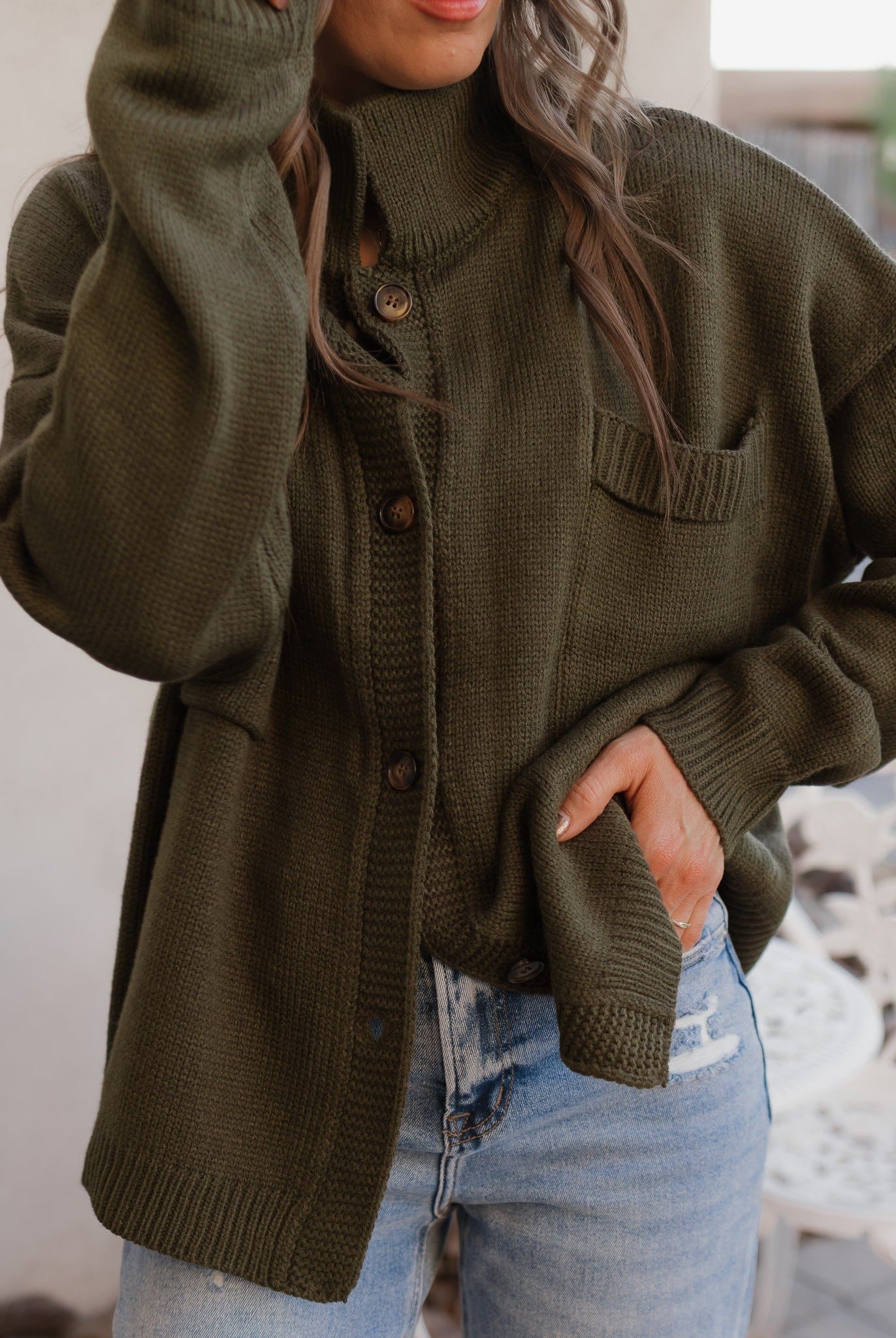 Softbound Button Pocket Cardigan Sweater-Tops-Krush Kandy, Women's Online Fashion Boutique Located in Phoenix, Arizona (Scottsdale Area)